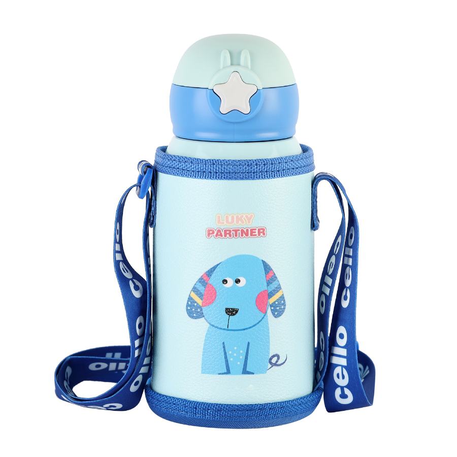 Cello Lucky Hot & Cold Stainless Steel Kids Water Bottle, 500ml - view 8
