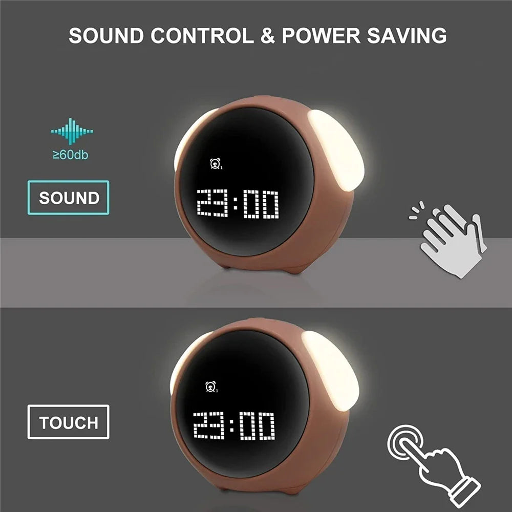 Peeperly Portable Smart Alarm Clock Night Lamp - view 5