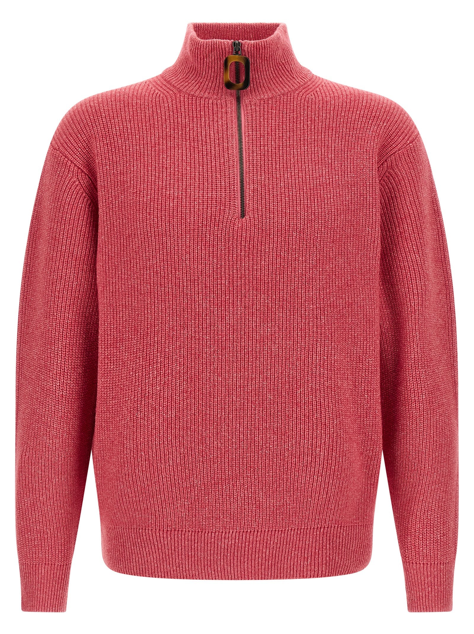 J w anderson – J.w.anderson Half-zip Sweater – 57% wool, 43% cotton