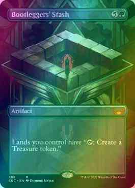 Stash 288 borderless – Magic Bootleggers' Stash [288] [Borderless] [Streets of New Capenna] [Foil]
