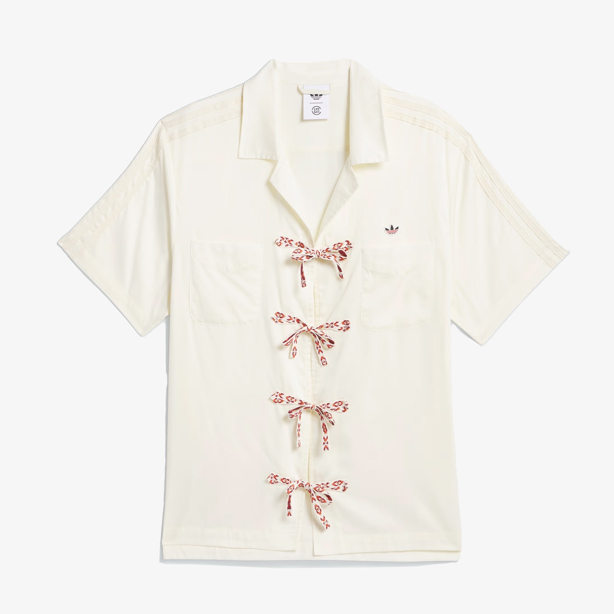 Adidas Originals | Clot Bowling Shirt By Edison Chen { Cream White