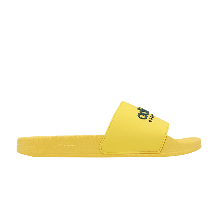 Yeezy adidas Adilette Shower Slides Yellow Collegiate Green