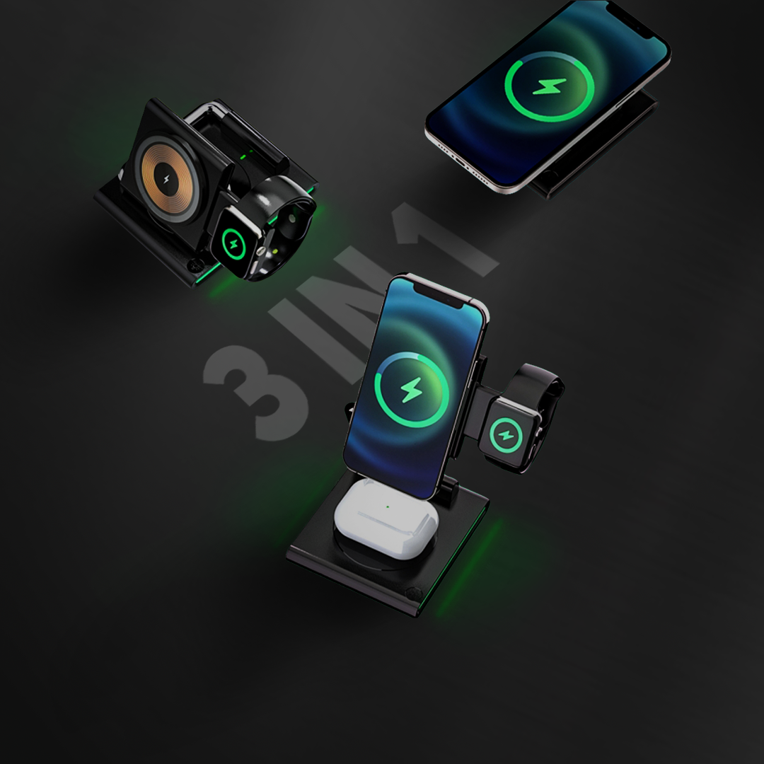 Cover It Up Wekome® 3 in 1 Wireless Charging Station - view 6
