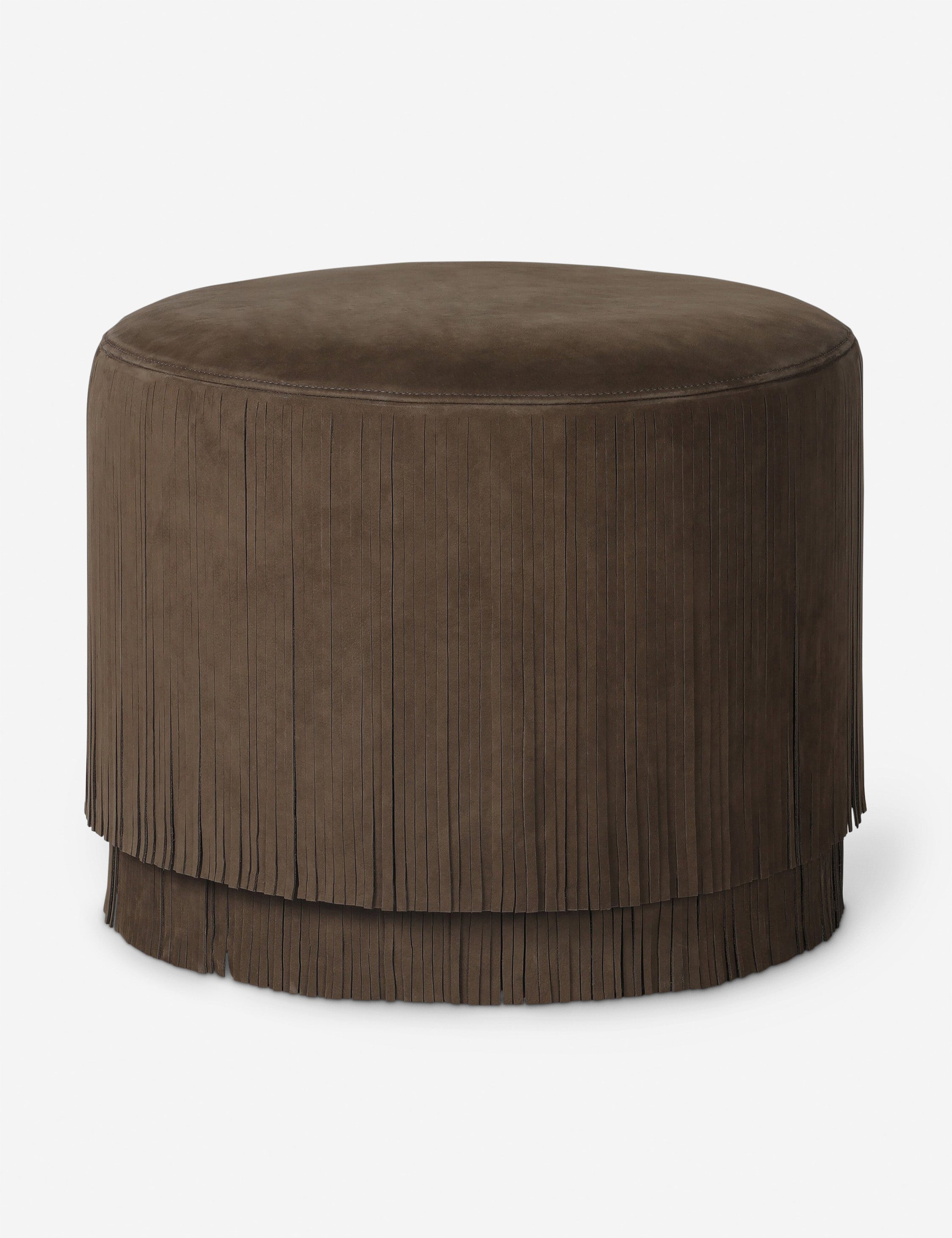 Lulu and Georgia Emmett Round Ottoman - view 2