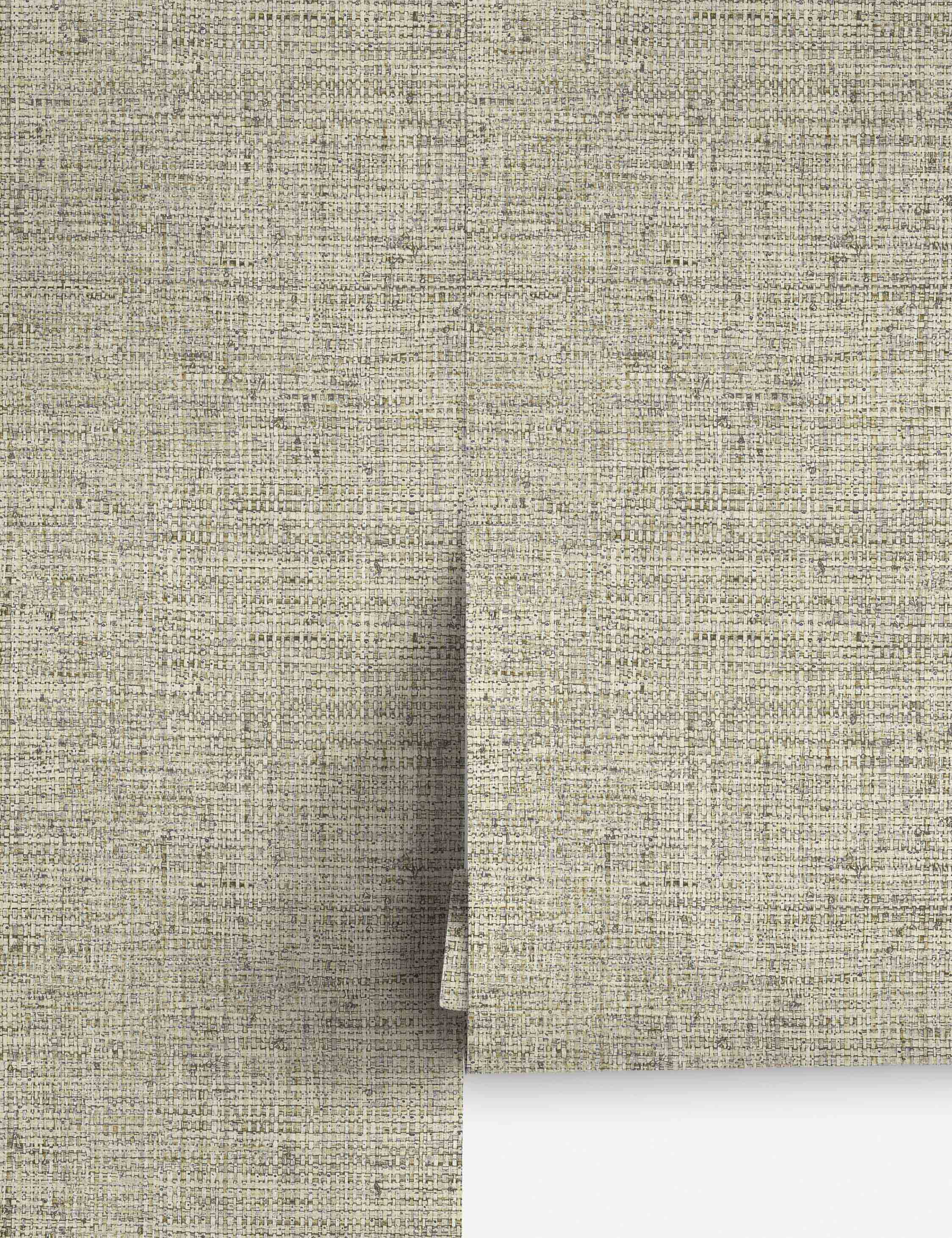 Lulu and Georgia Papyrus Faux Grasscloth Peel + Stick Wallpaper - view 2