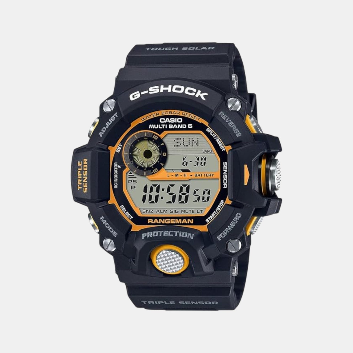 Casio G-Shock Men Quartz Black Dial Digital Resin Watch G1350