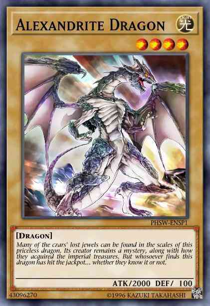 Yu-Gi-Oh! Alexandrite Dragon - BP02-EN004 - Mosaic Rare - 1st Edition
