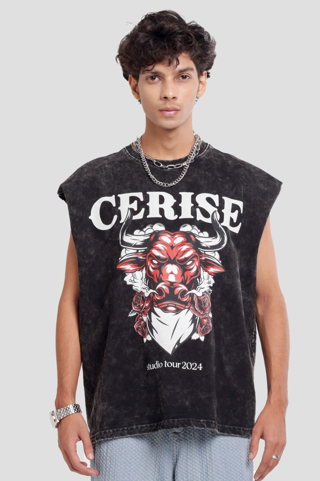 Cerise Clothing Bull Muscle Tee - view 3