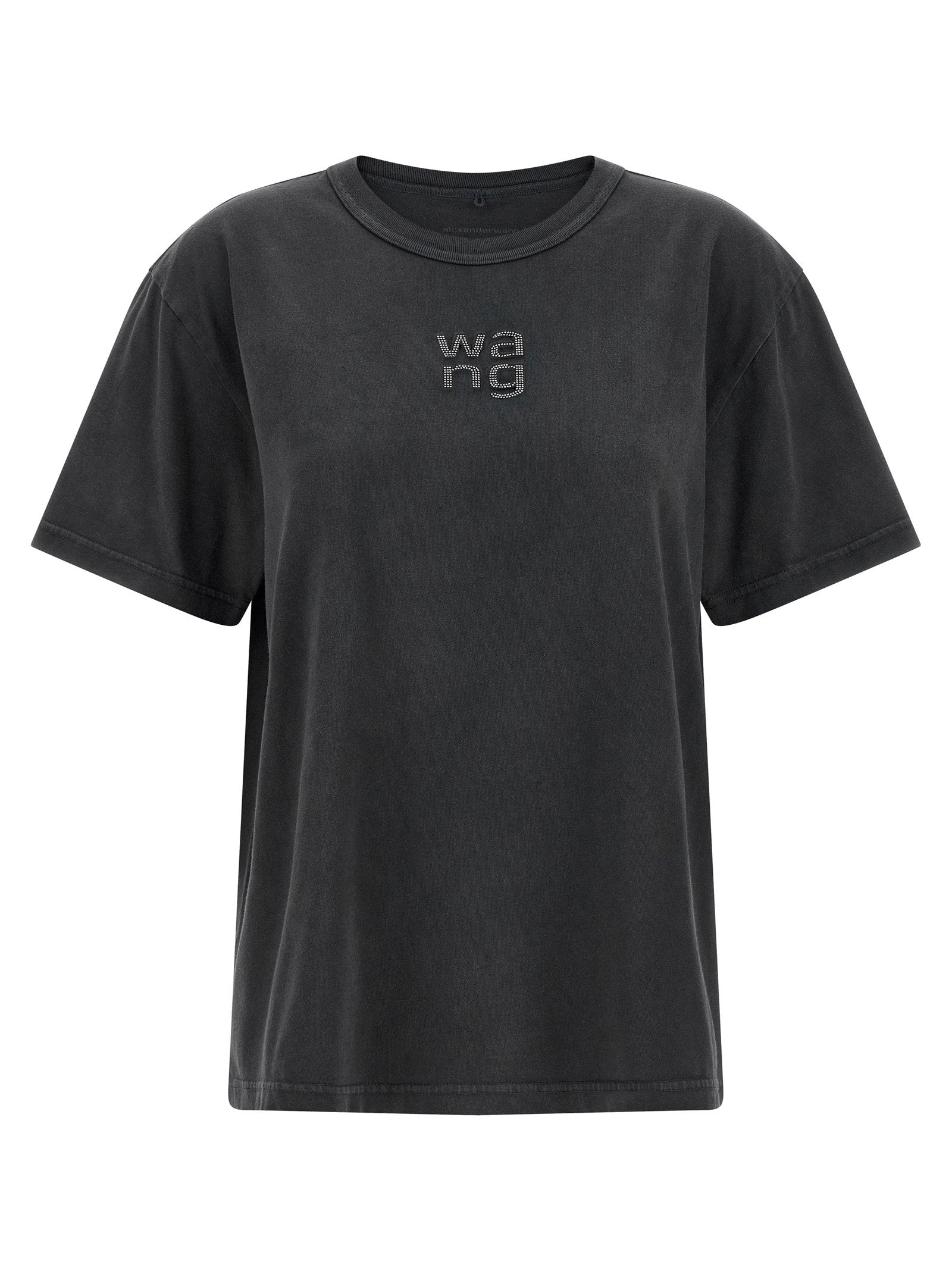T By Alexander Wang Hotfix Logo T-shirt – 100% cotton