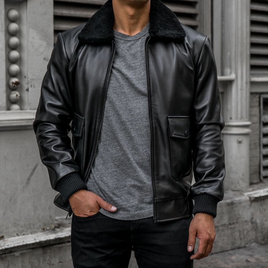 S flight jacket – Thursday Boots - Seconds - Men's Jackets [S] Flight Jacket | Black