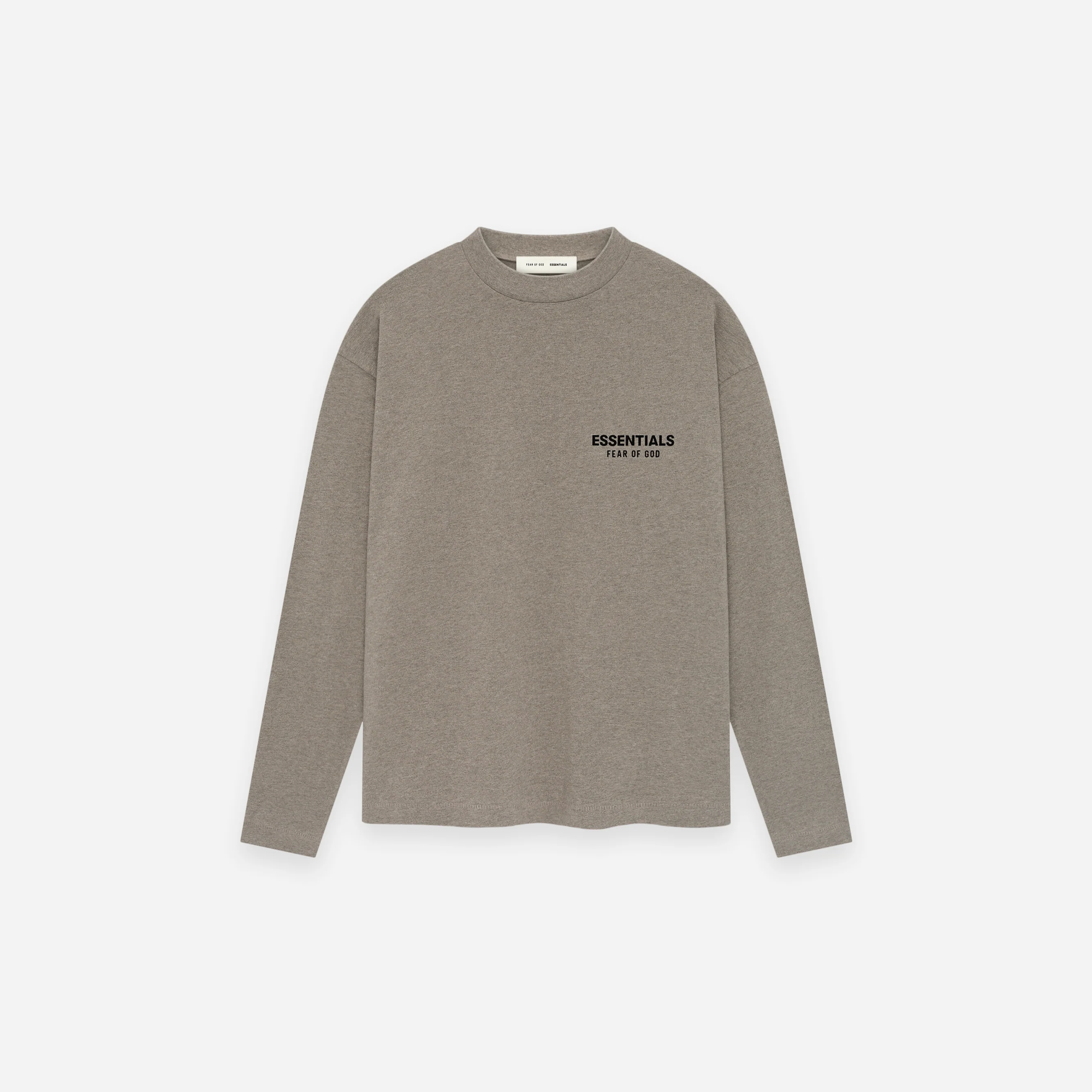 Fear Of God Essentials SS25 Classic Long Sleeve Tee Homestead Heather