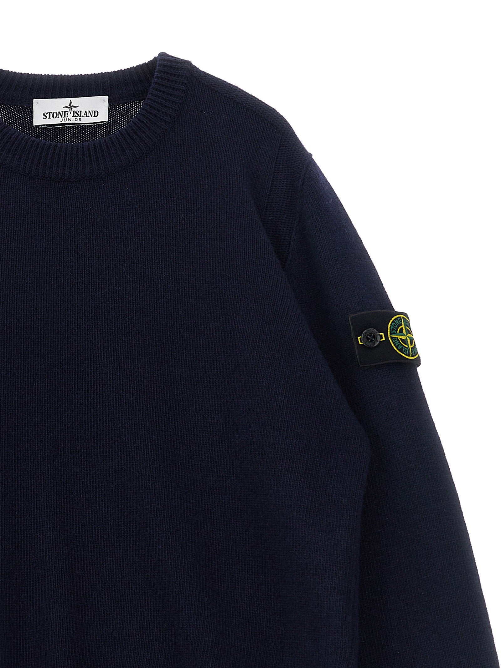 Stone Island Junior Badge Logo Sweater - view 3