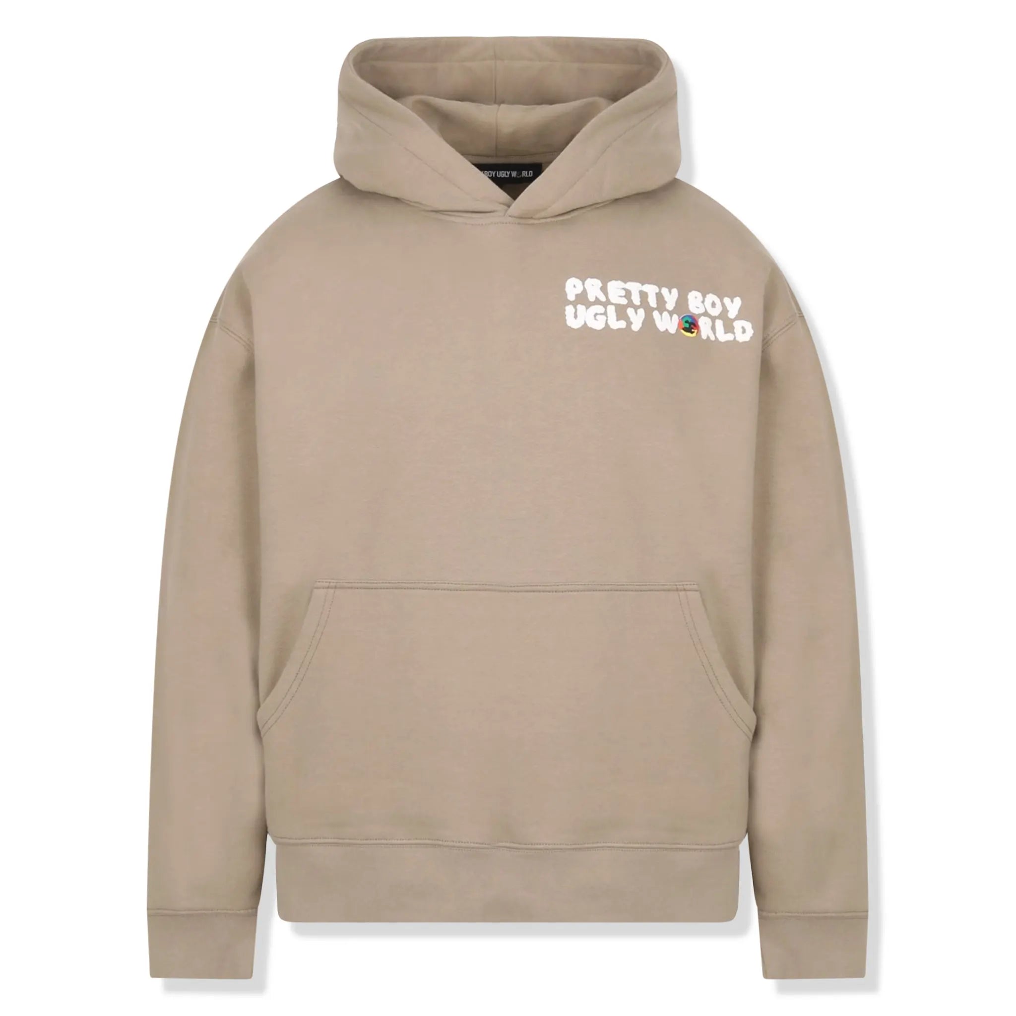 Pretty Boy Ugly World Beige Hoodie – Khaki