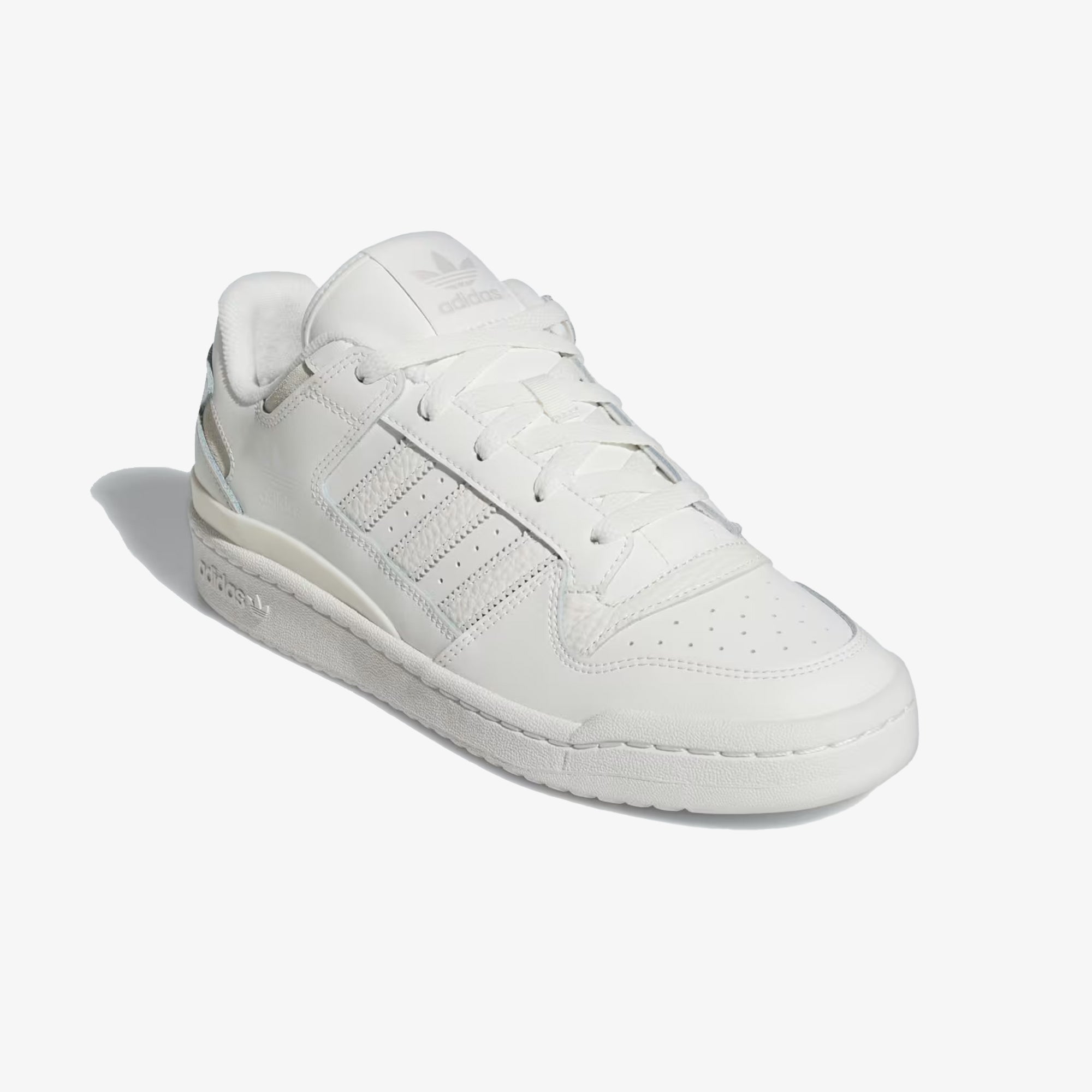 Adidas Originals | Forum Low Cl { Core White/cloud White/grey One - view 3