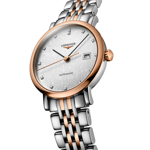 Longines Elegant Collection Striped Silver Dial Women 29mm - view 3
