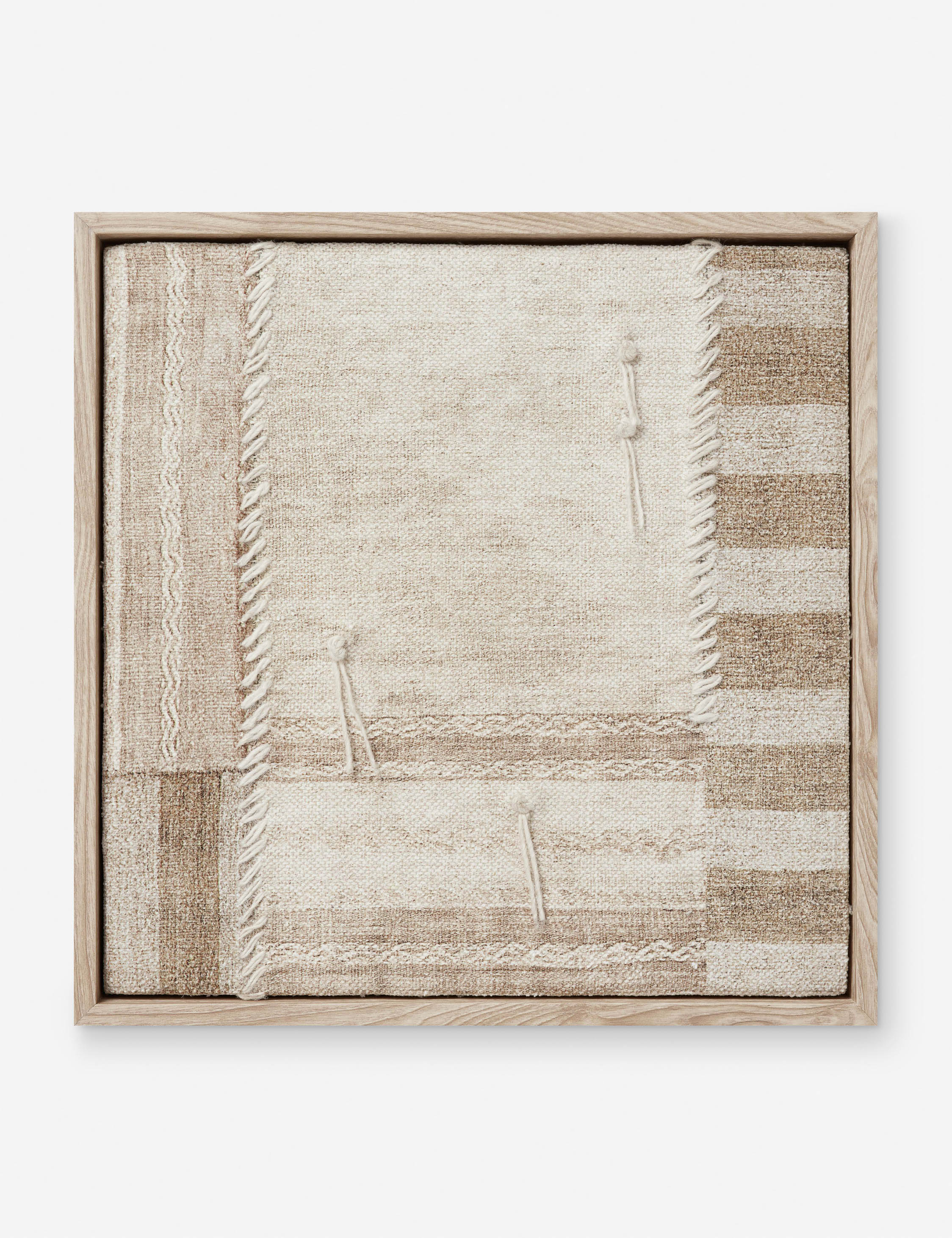 Lulu and Georgia Lassen I Textile Wall Art – Brown