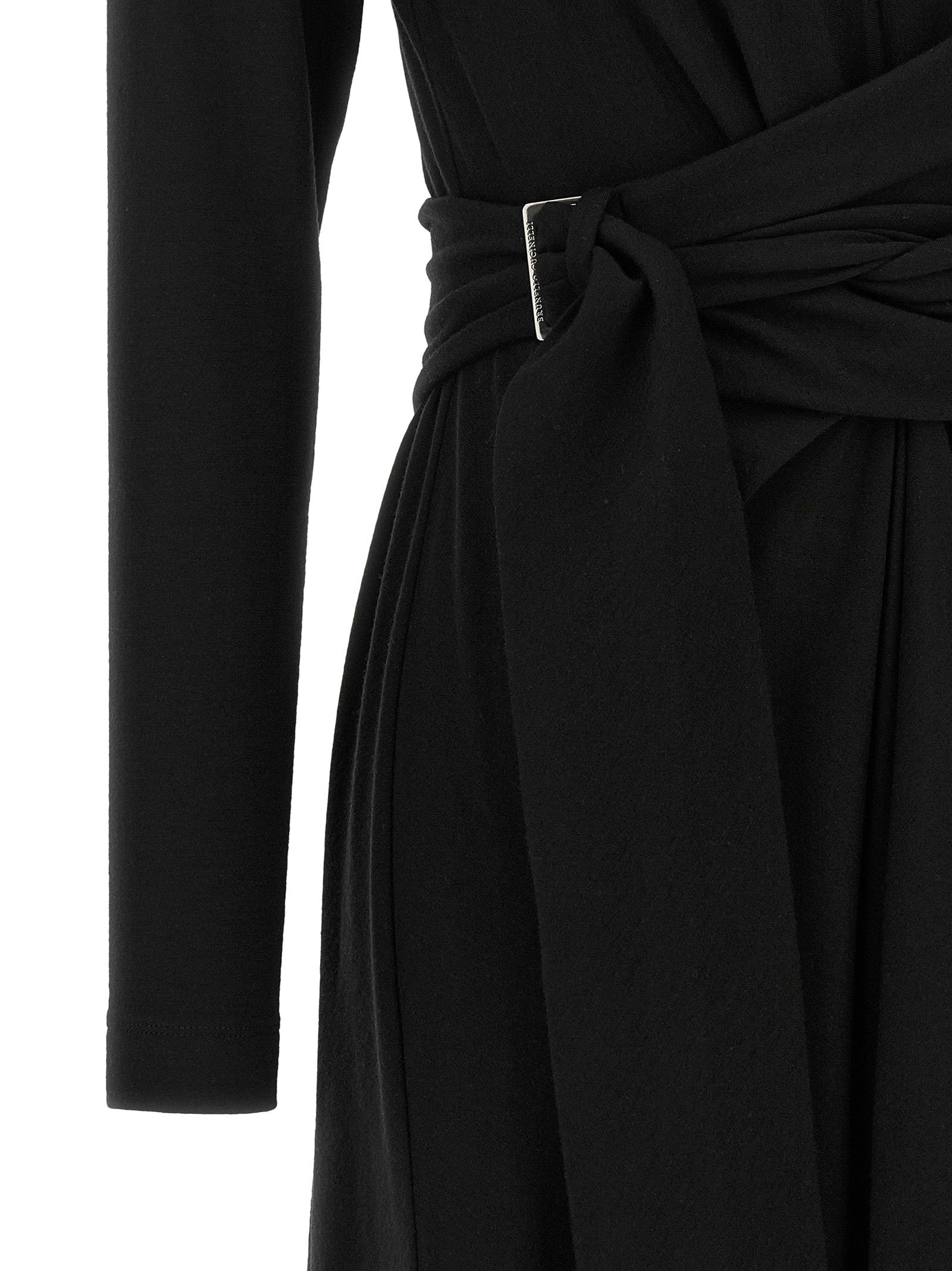 Brunello Cucinelli Shiny Collar Dress - view 4