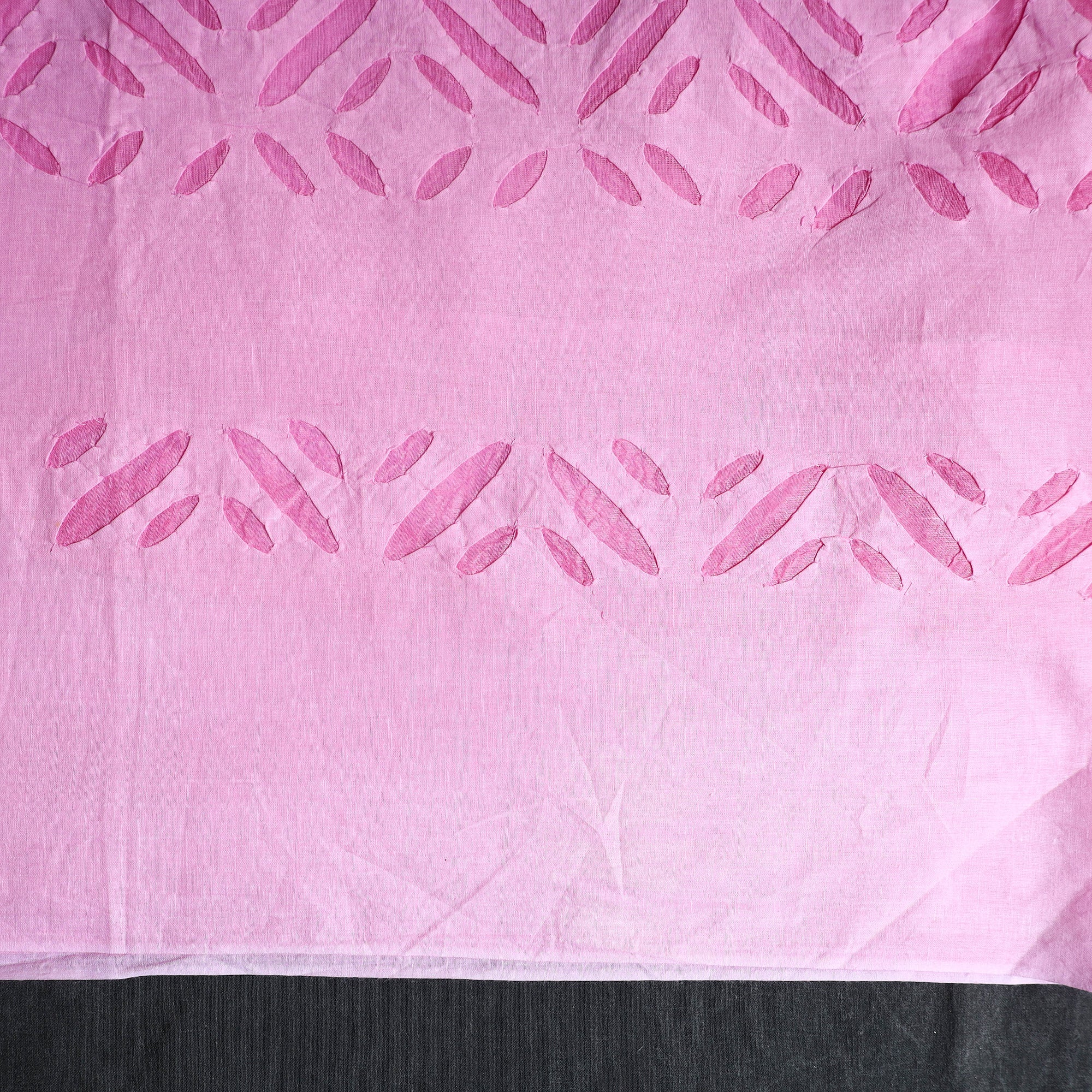 SHADES OF MARUDHARA 3pc Cut Work Cotton Barmer Applique Dress Material 46 - view 5