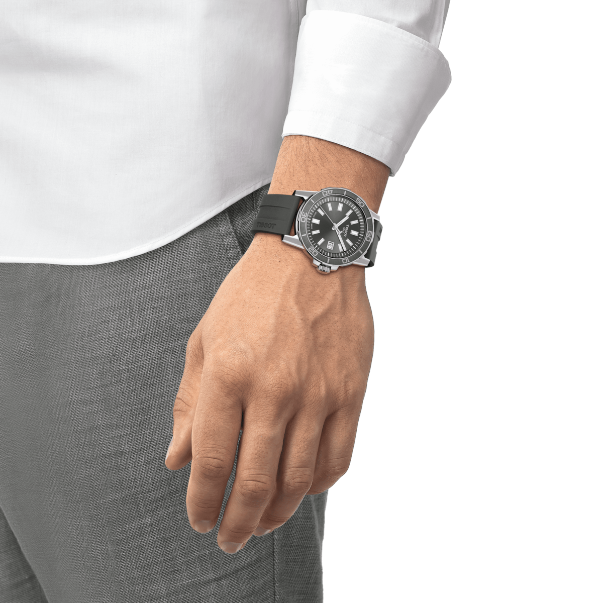 Tissot T-Sport Grey Dial Men 44mm - view 2