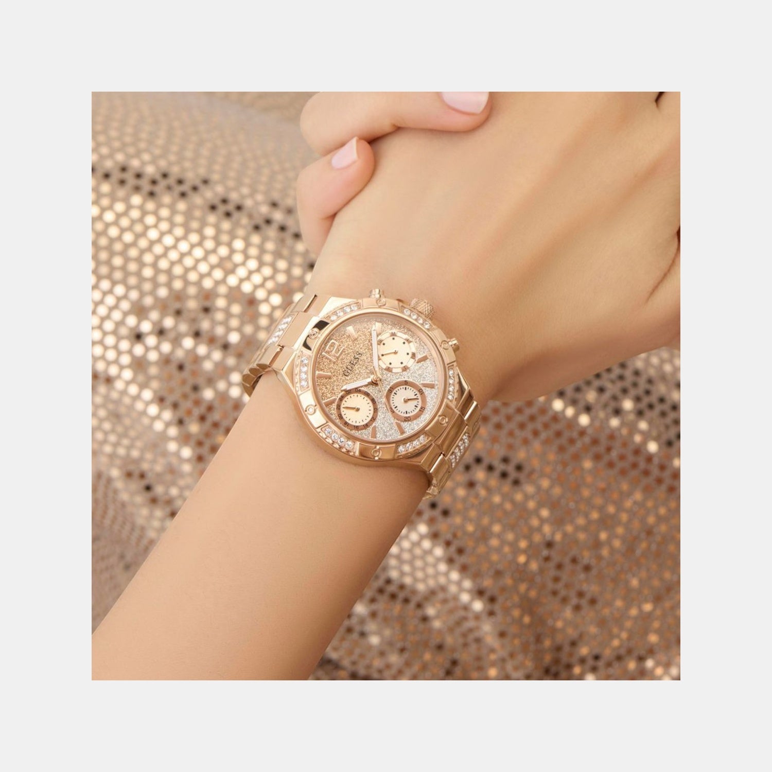 Guess Harlow Women Quartz Ombre Dial Multi-Function Stainless Steel Watch GW0950L4 - view 4