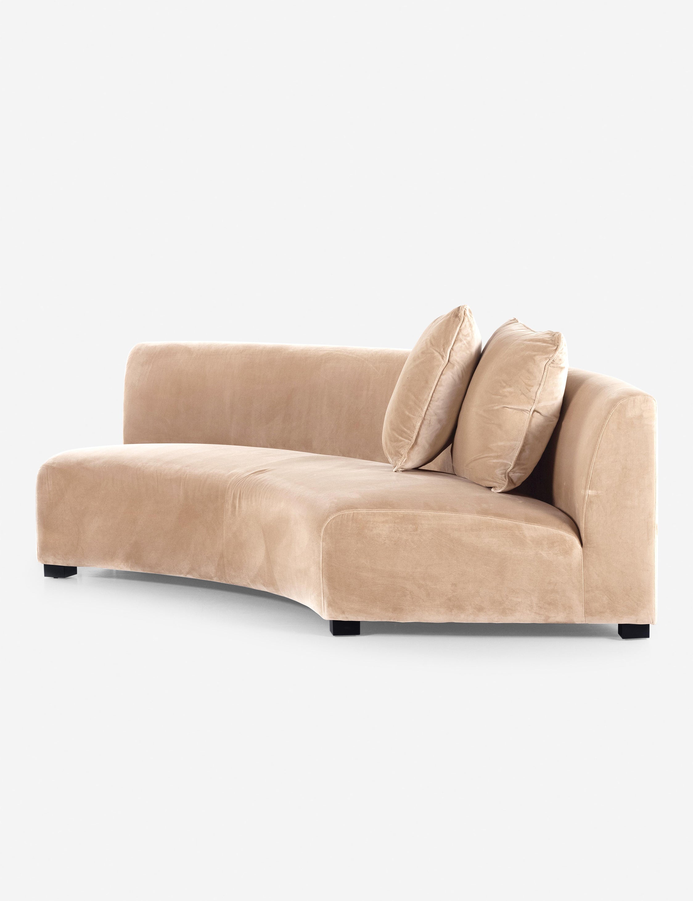 Lulu and Georgia Saban Curved Sofa - view 23
