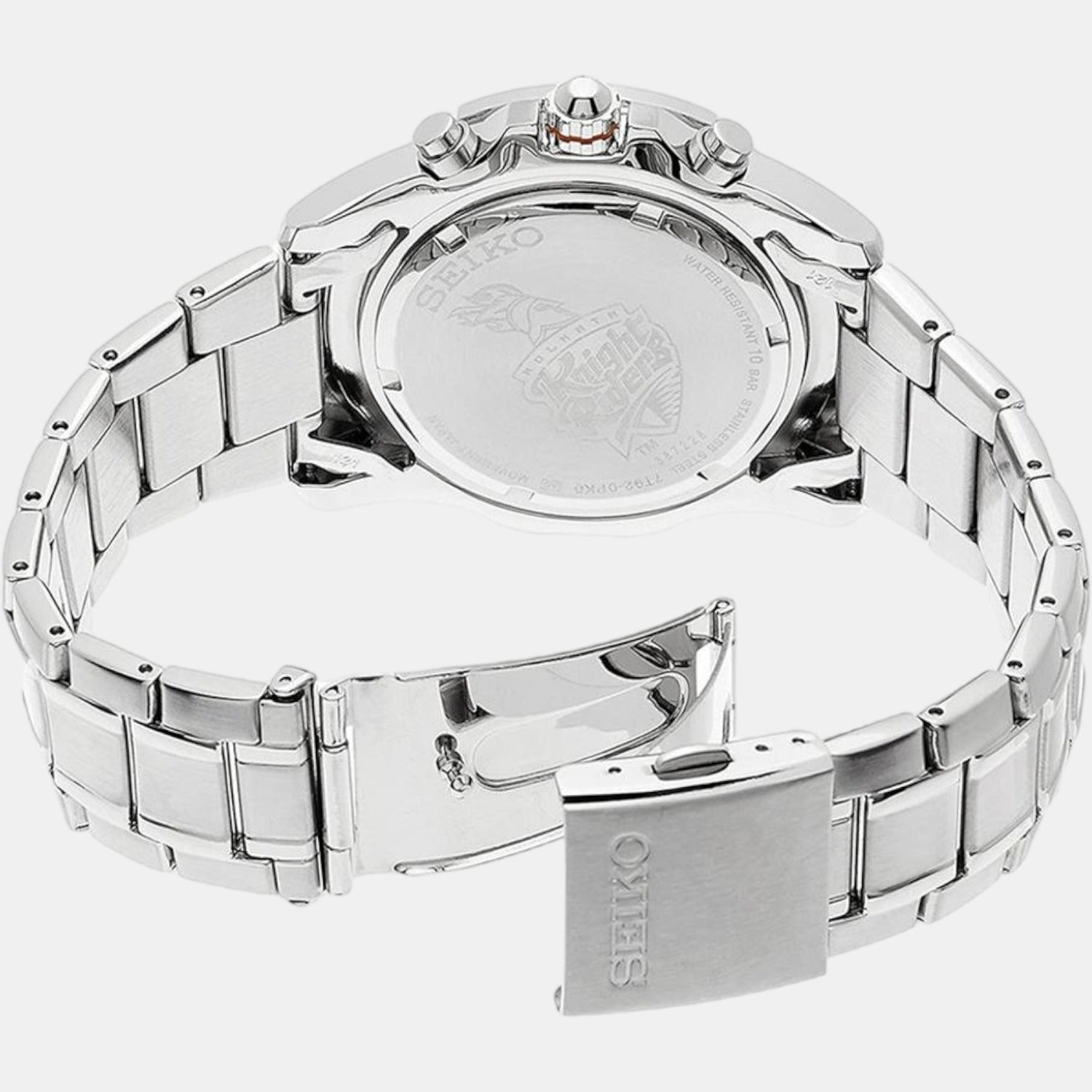 Seiko Dress Men Quartz Black Dial Chronograph Stainless Steel Watch SNDF13P1 - view 2