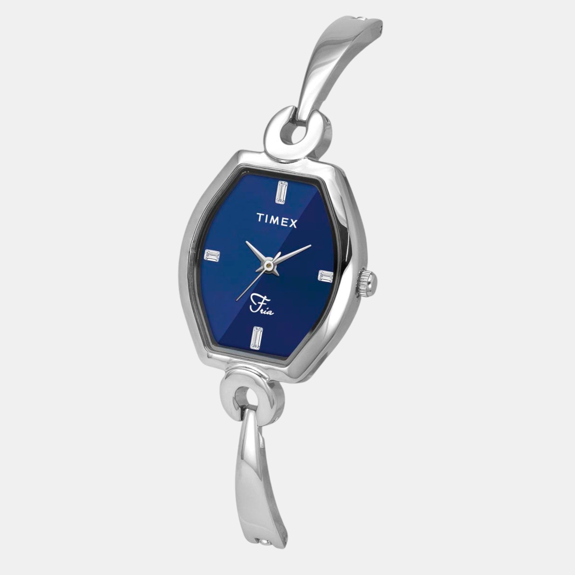 Timex Fria Women Quartz Blue Dial Analog Brass Watch TWEL19700 - view 2