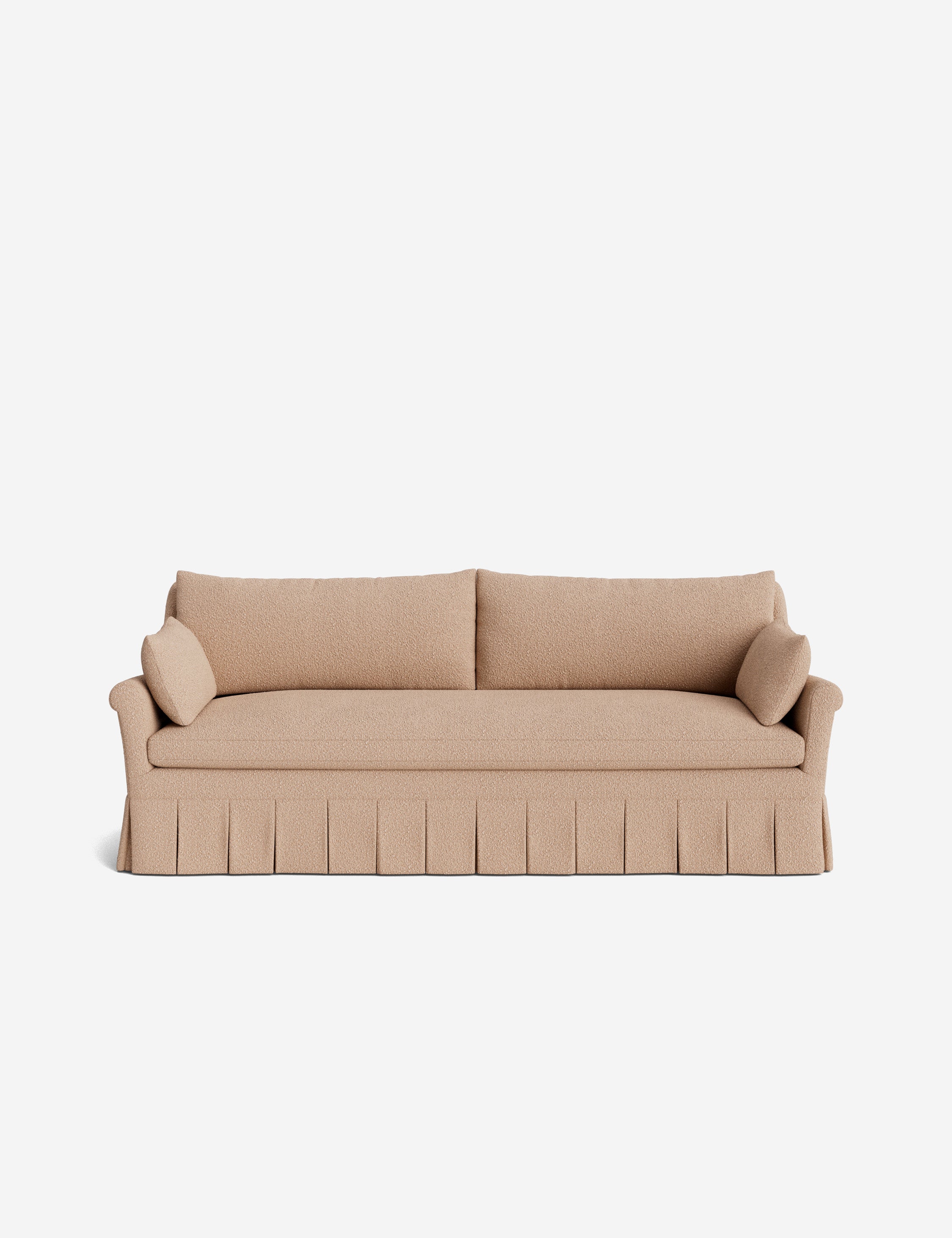Lulu and Georgia Portola Rolled Arm Pleated Sofa - view 192