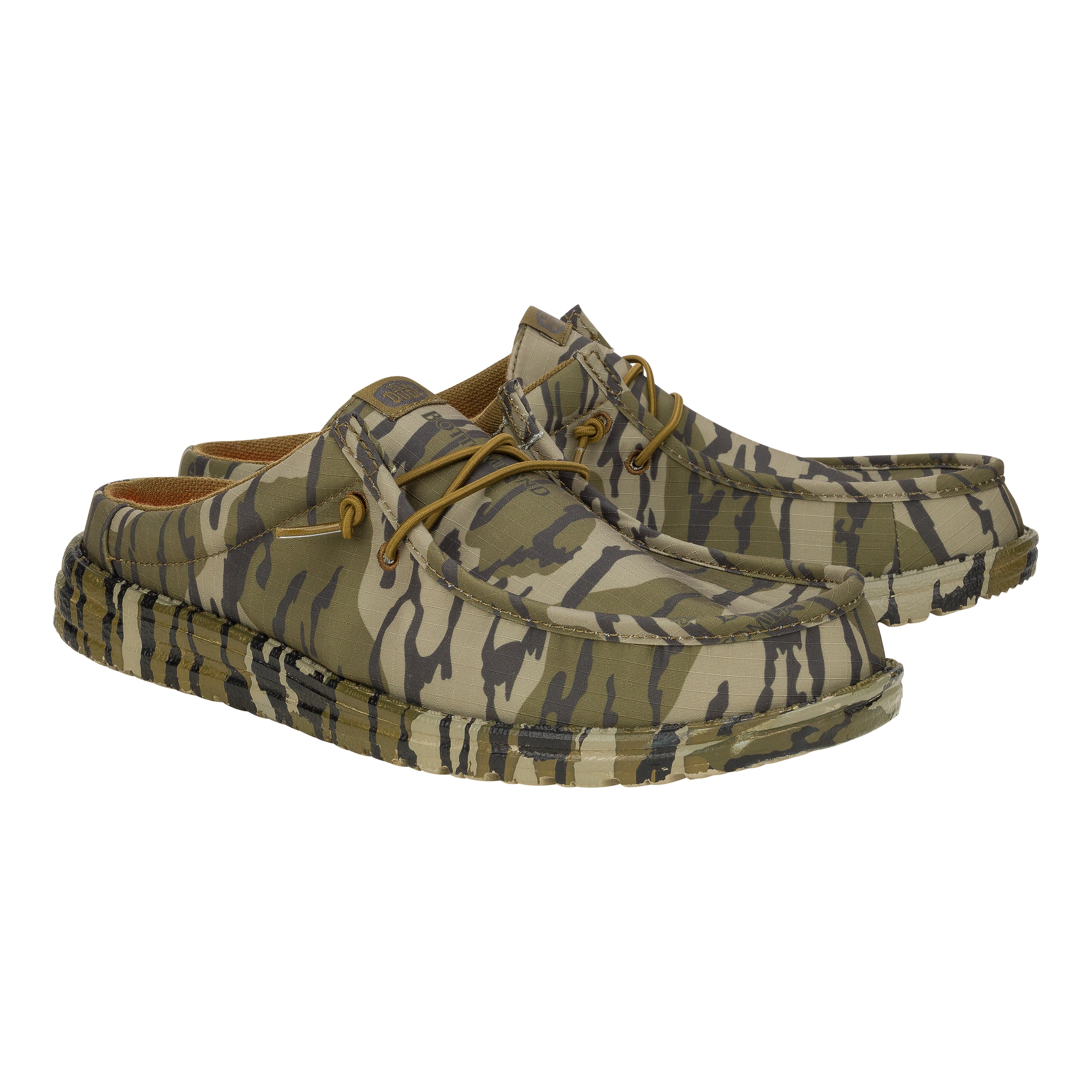 HEYDUDE shoes Wally Slip Mossy Oak® Bottomland® - Olive Tree/Camo - view 2
