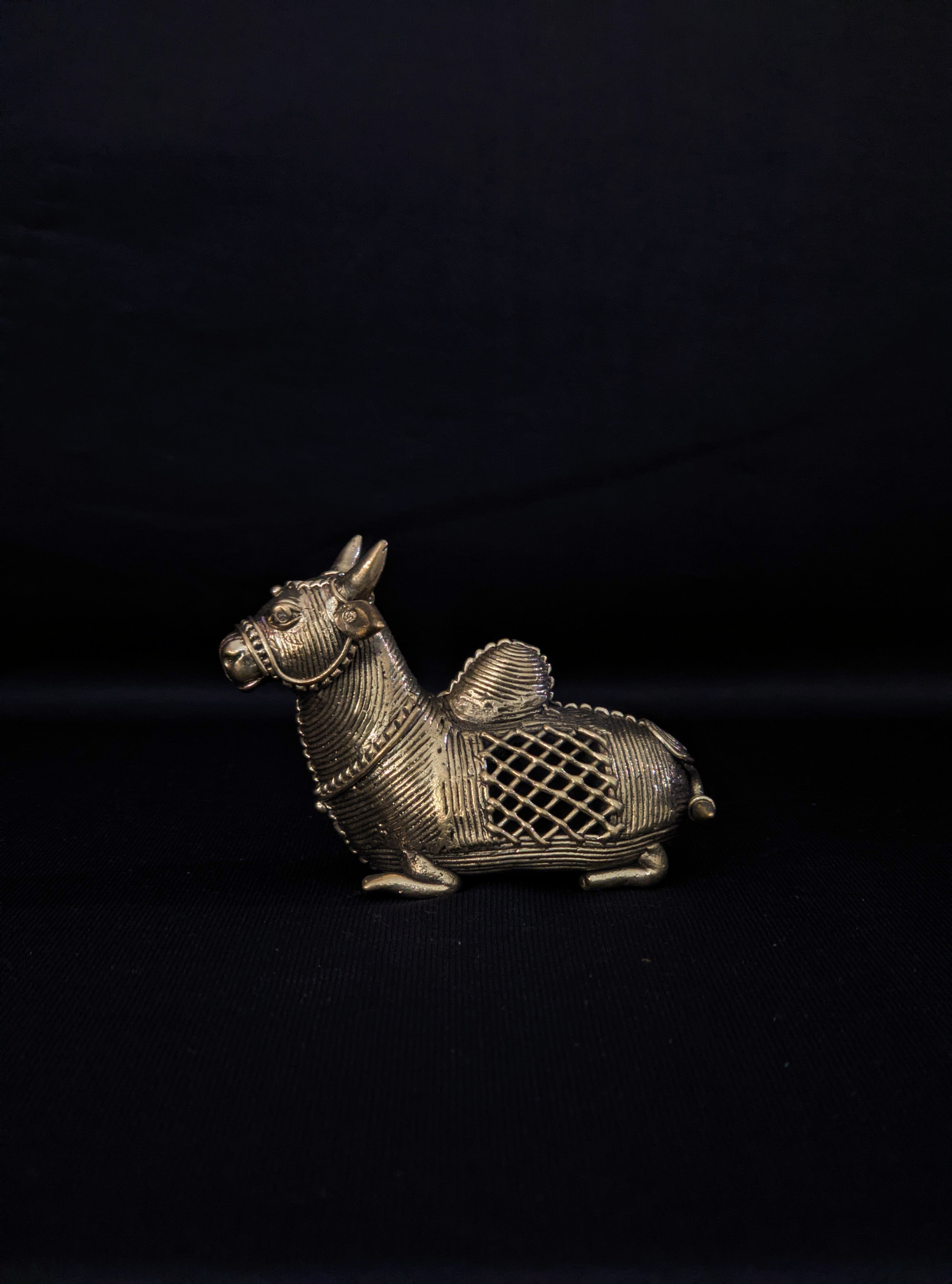 IndianVillèz Handmade Dhokra Nandi Bull - view 2