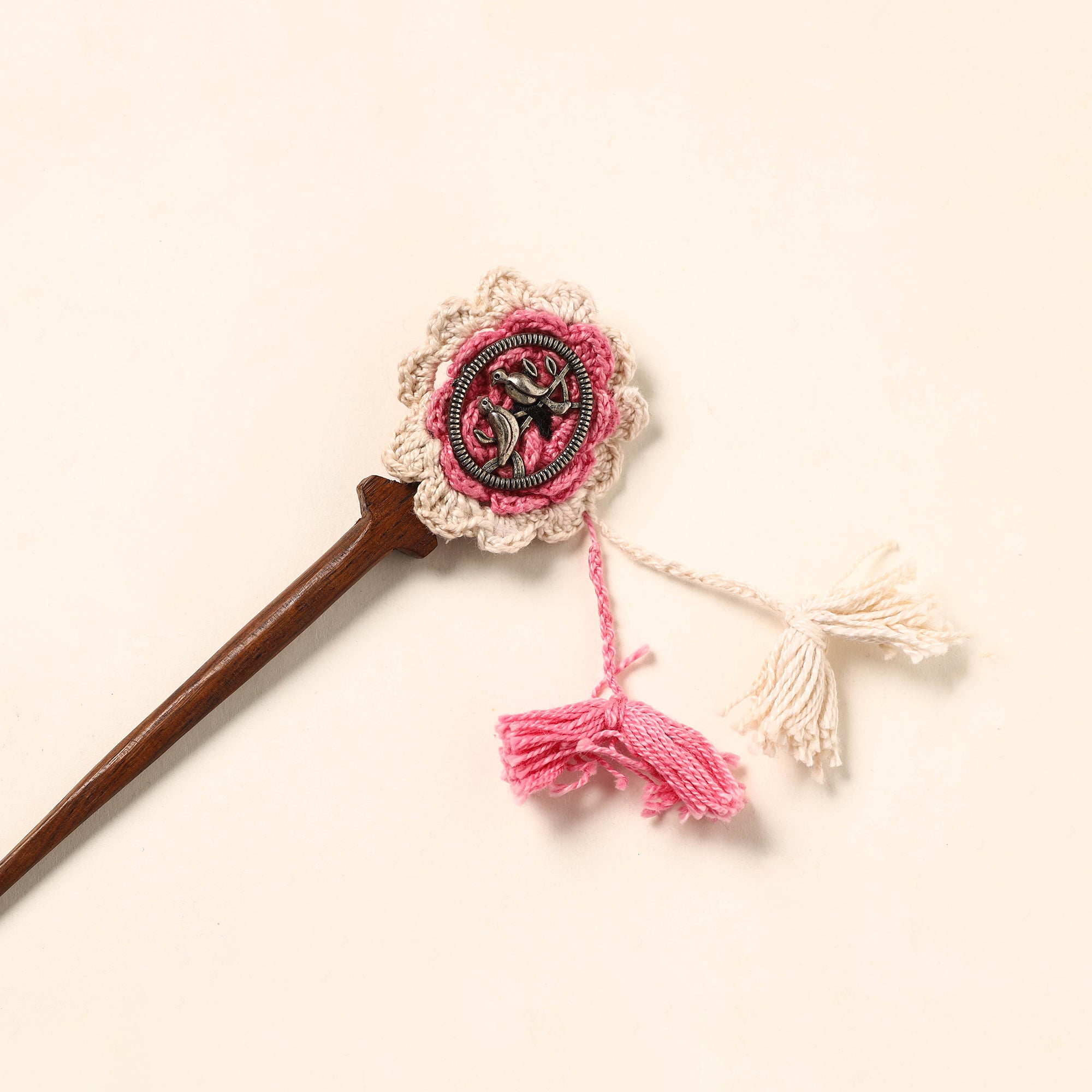 JALPARI Handmade Crochet Wooden Juda Stick 15 - view 2