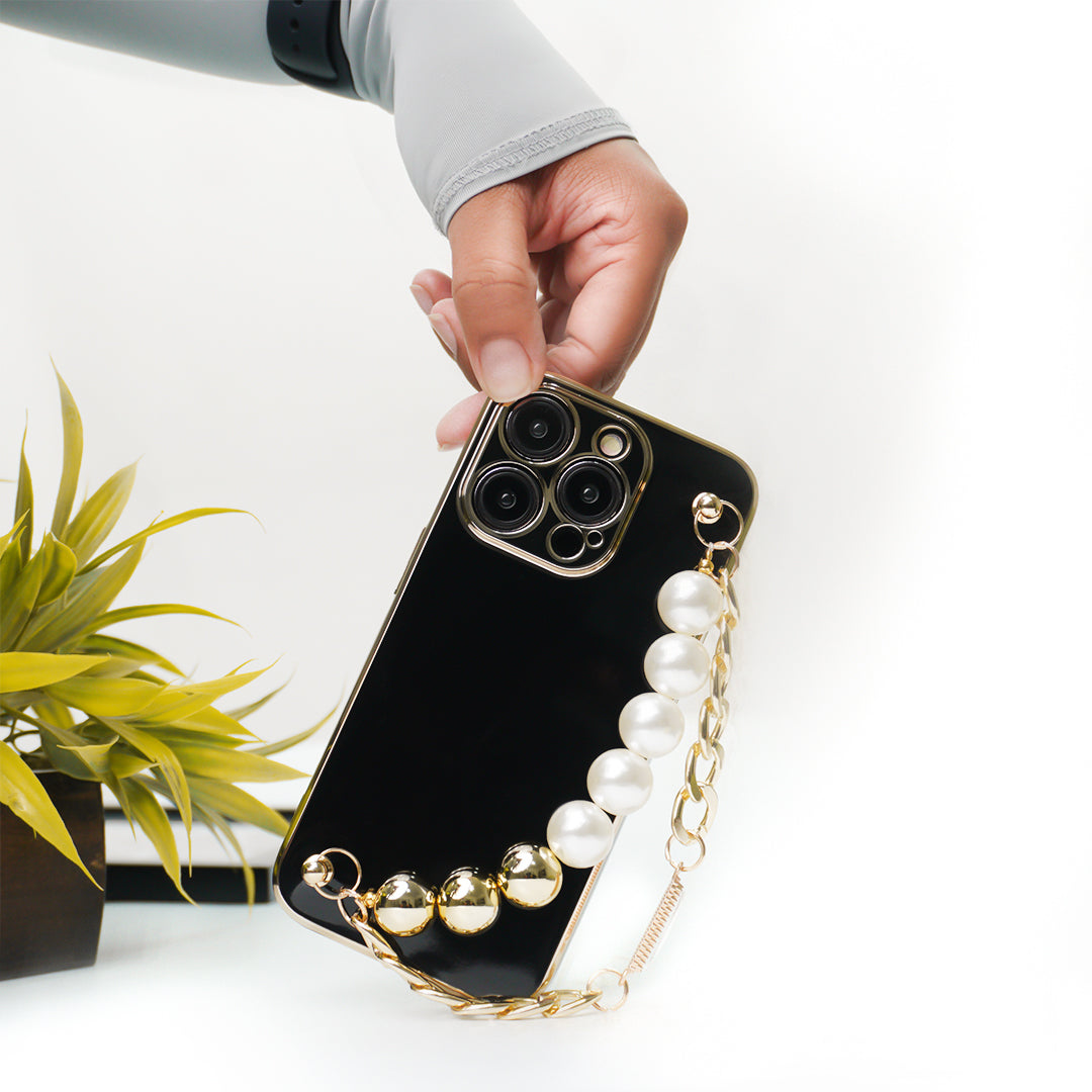 Peeperly Bold Contrast Vibrant Case with Pearl Bracelet - view 11
