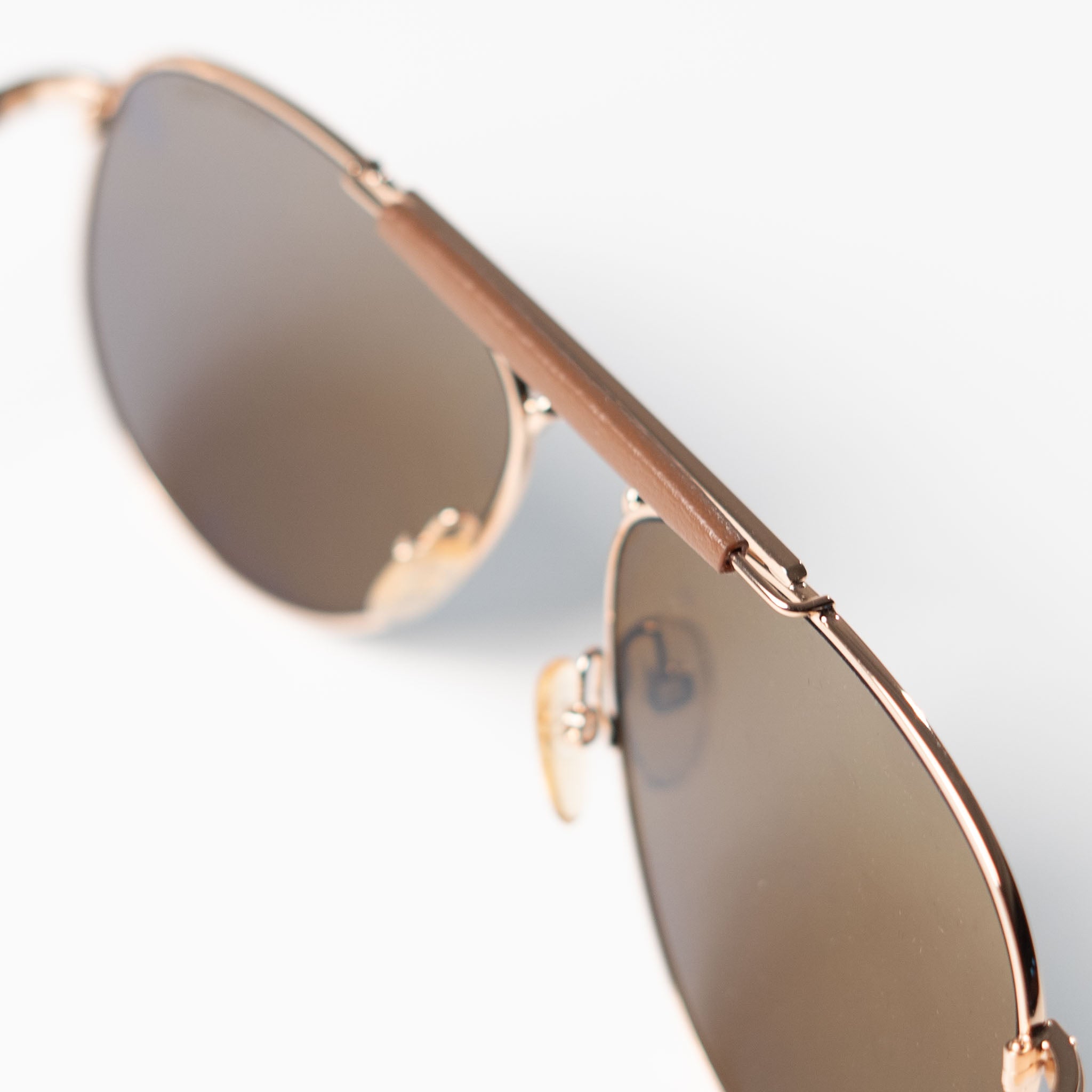 Tom Ford Brown Aviator Sunglasses - view 4
