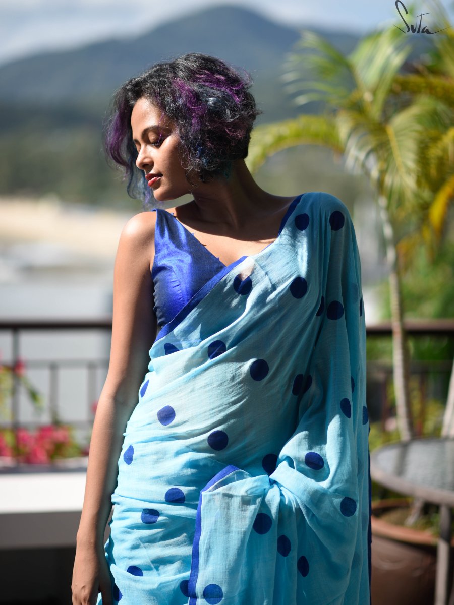 suta.in Blueberries in the sky polka – Women's - view 4