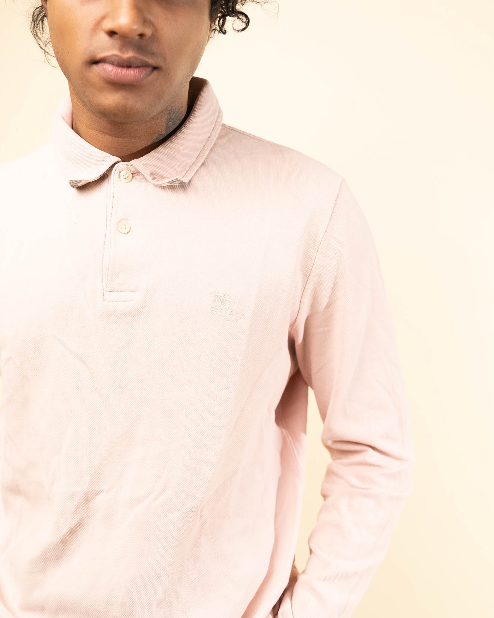 Burberry Long Sleeve Polo T-Shirt - view 2