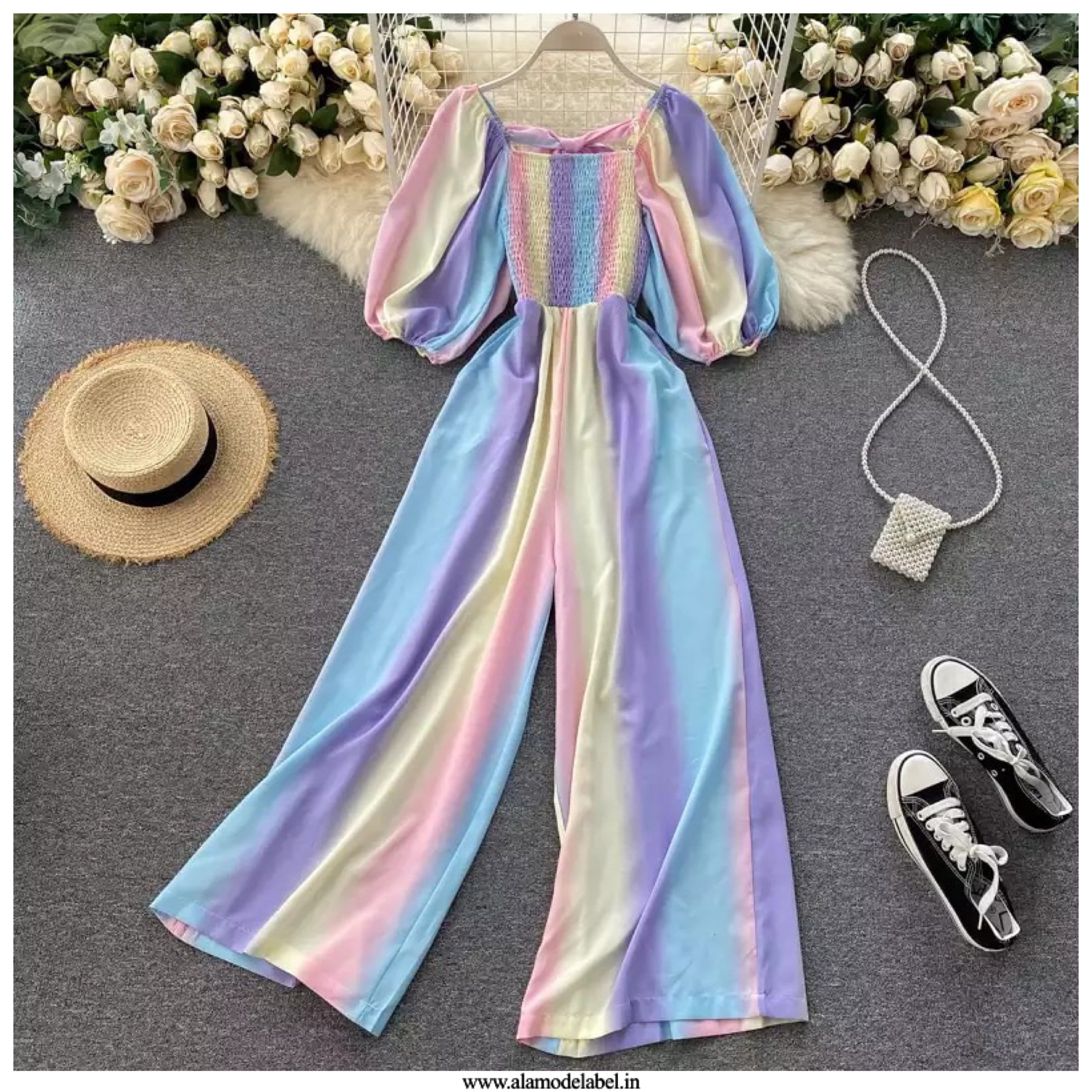 Alamode By Akanksha The Rainbow Jumpsuit – CODE 1