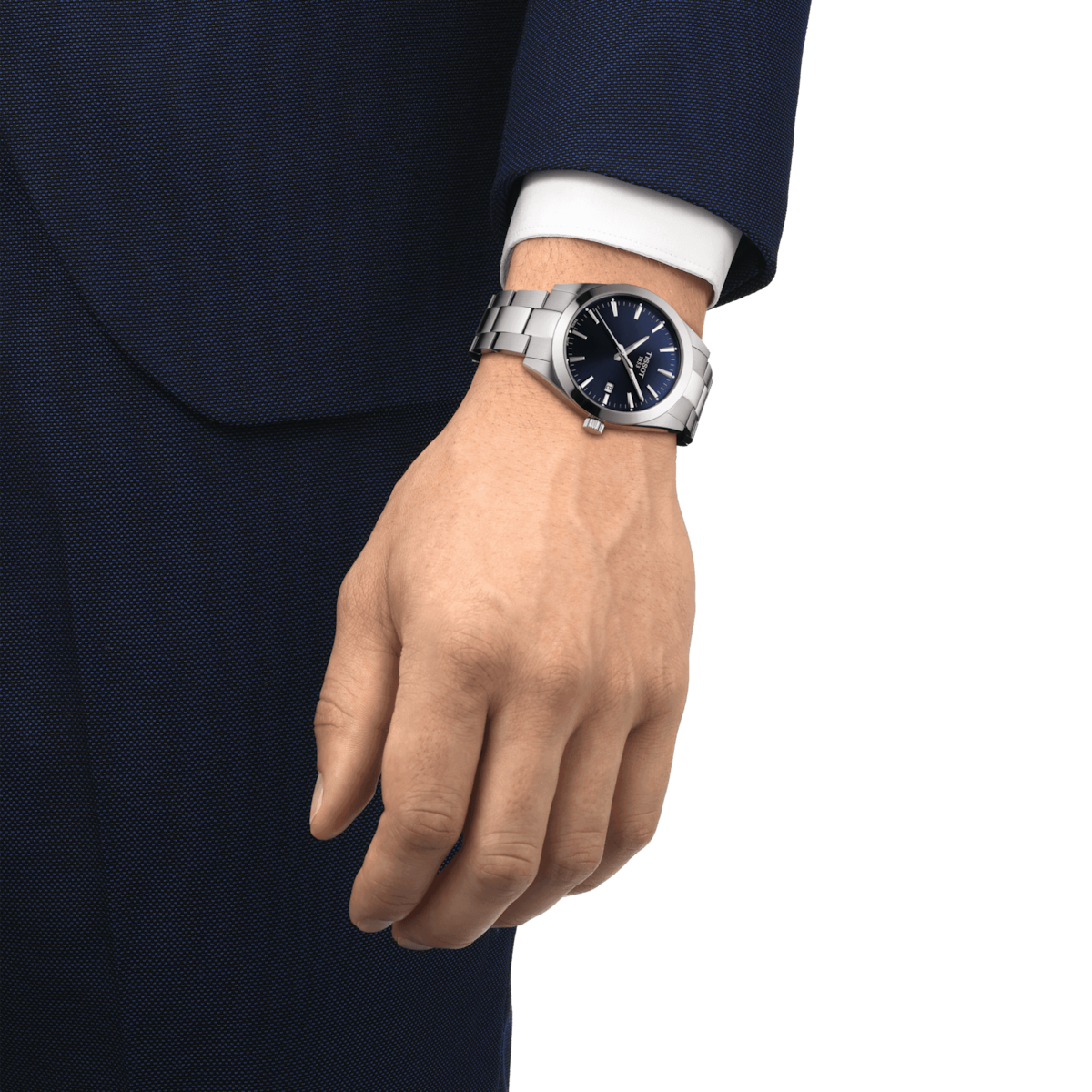 Tissot T-Classic Blue Dial Men 40mm - view 2