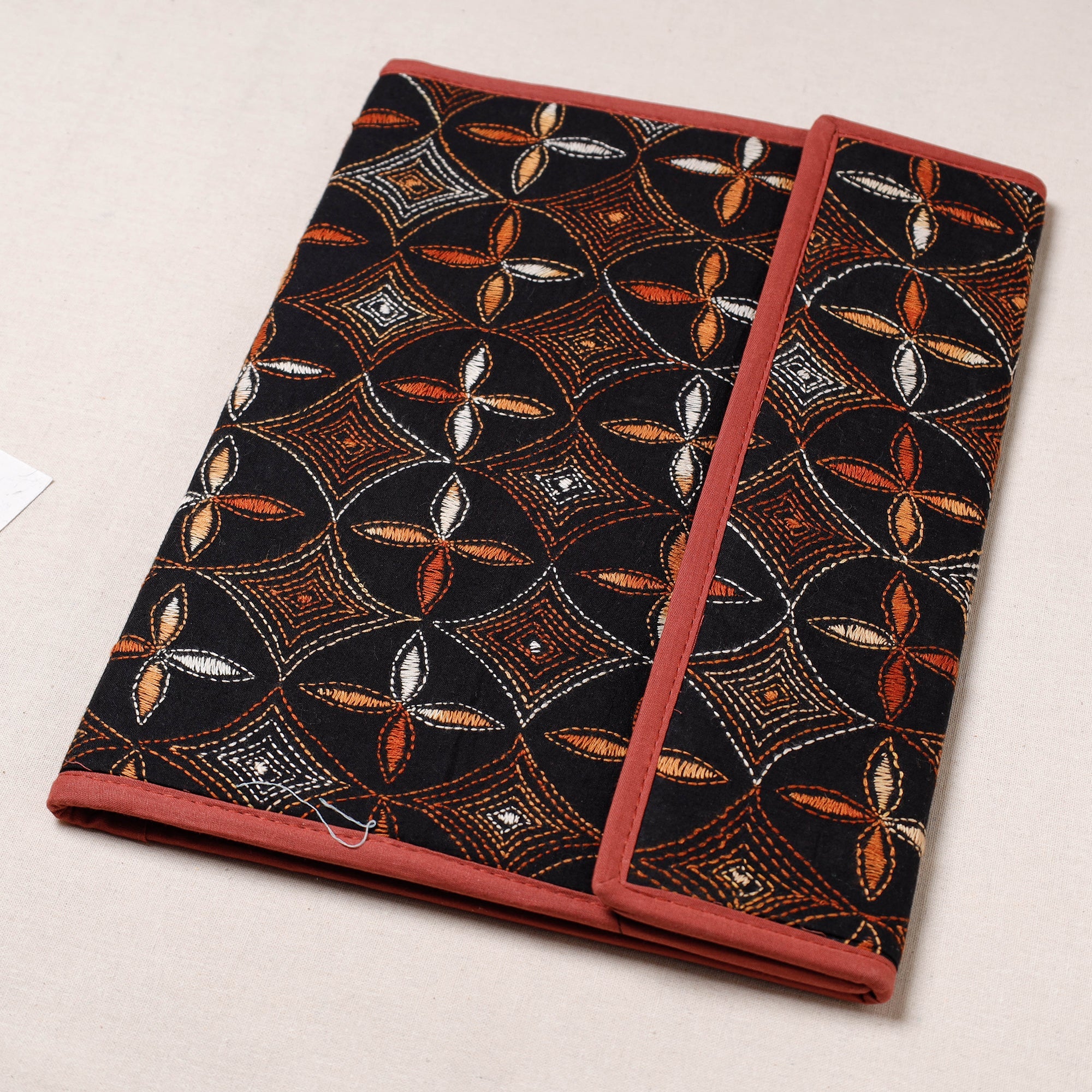 ASALKAAR Bengal Kantha Work Handcrafted File Folder - view 2