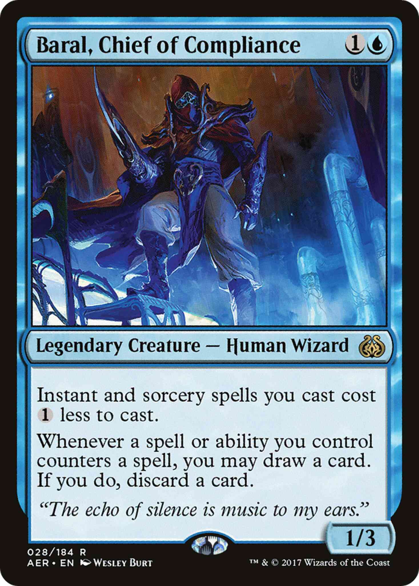 Magic Baral, Chief of Compliance [28] [Aether Revolt] [Non-Foil]