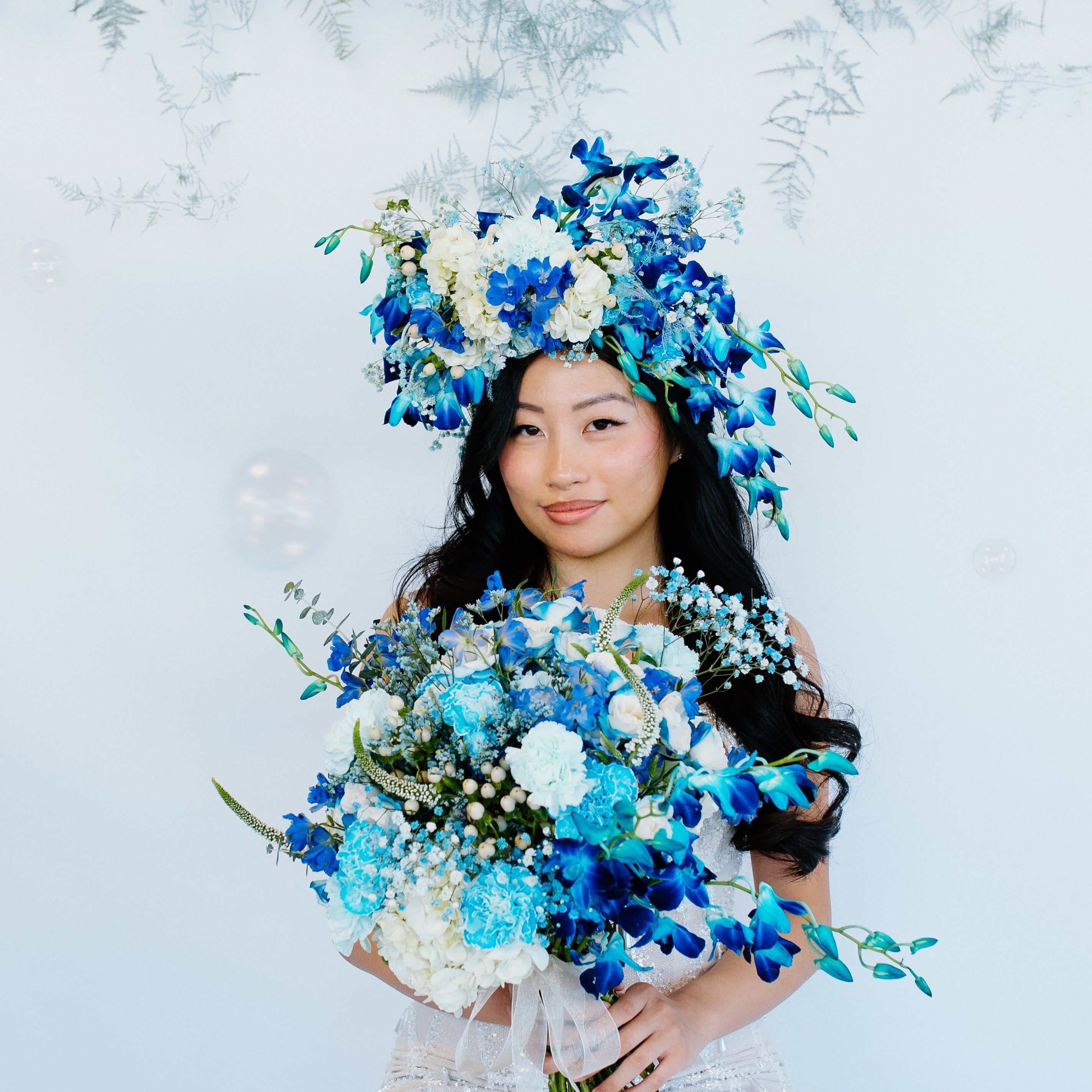 fiftyflowers.com Aqua Blue Whimsical Wedding