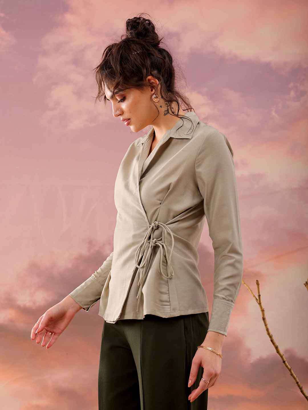 Freehand by The Indian Garage Co Women Solid Top - view 5