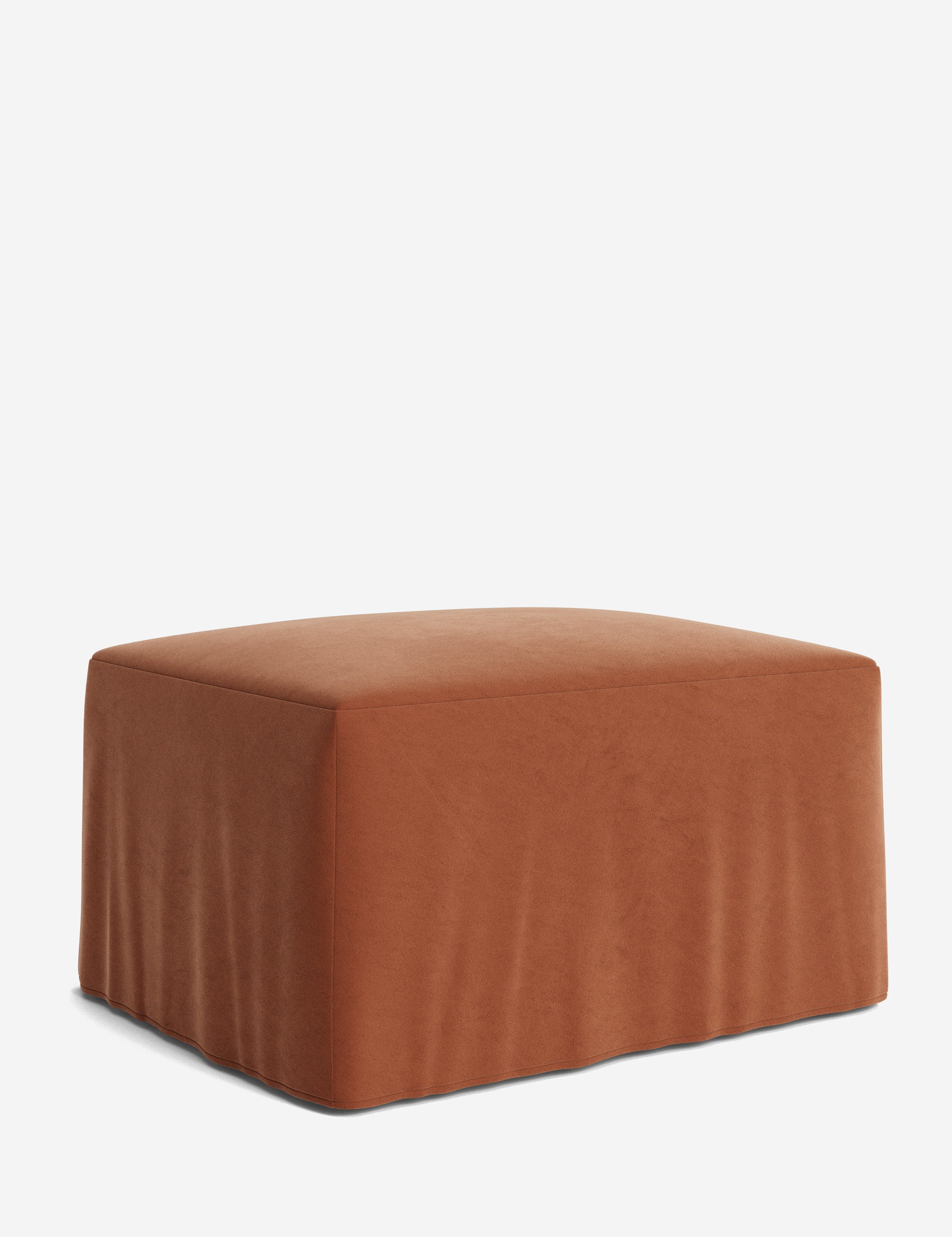 Lulu and Georgia Portola Slipcover Ottoman - view 170