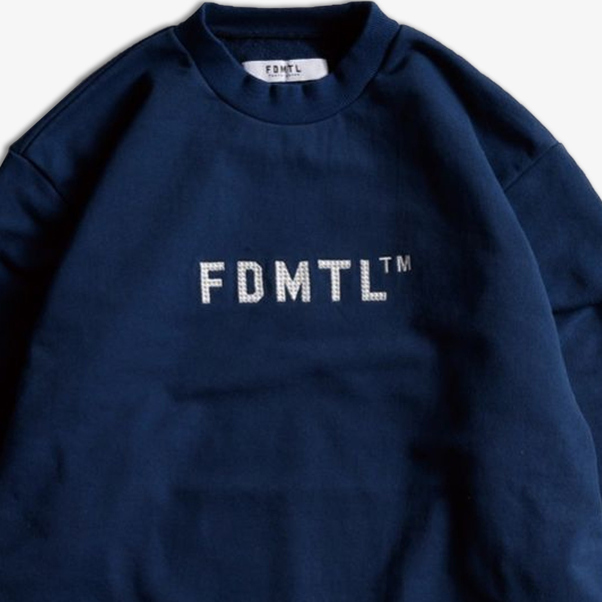Fdmtl | Embroidery Logo Hoodie { Blue