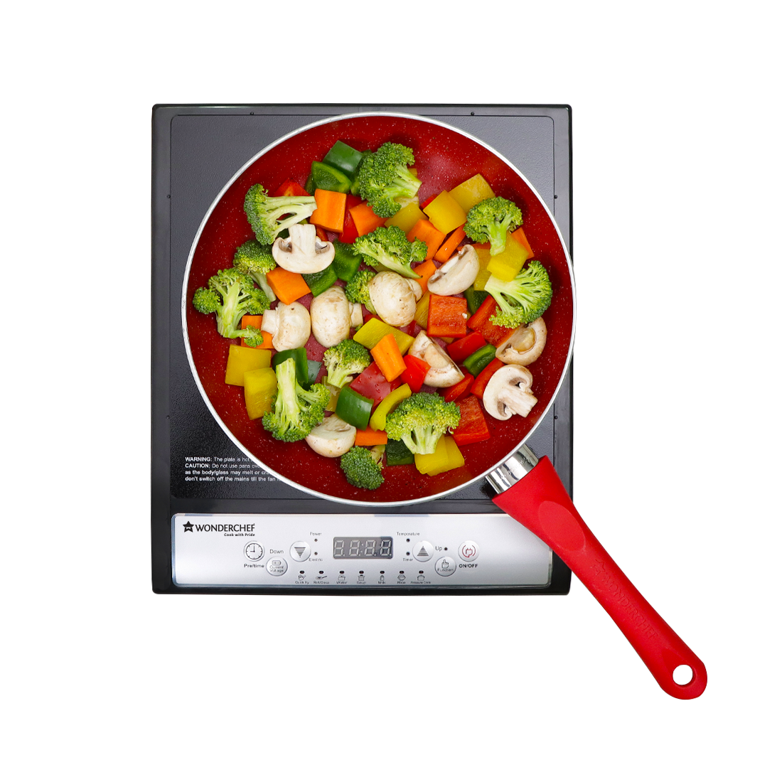 Wonderchef Torino Induction Cooktop with 11 Pre-set Cooking Menus|2000 Watt - view 4