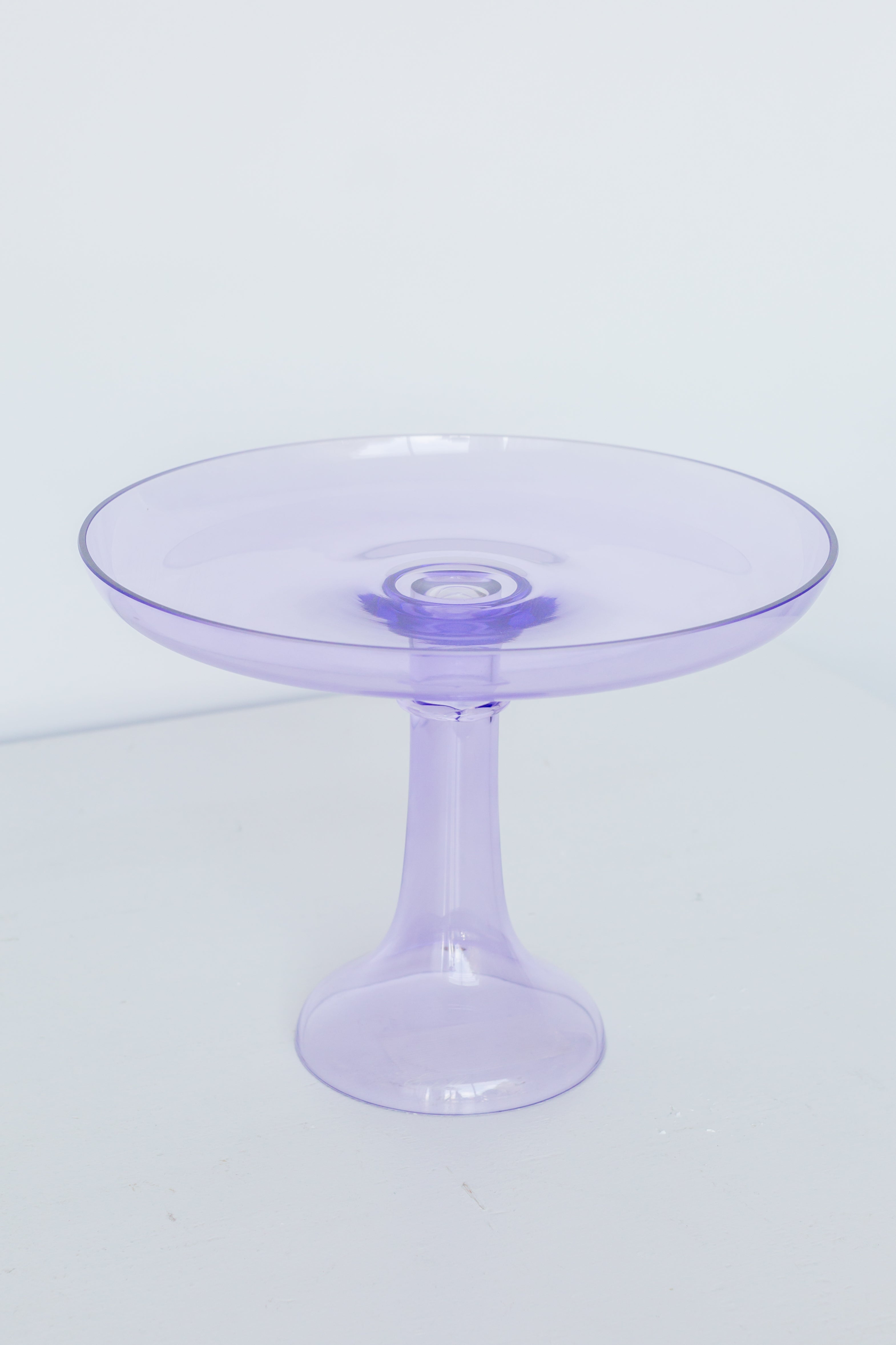 Estelle Colored Glass Estelle Cake Stand {Lavender} - view 3