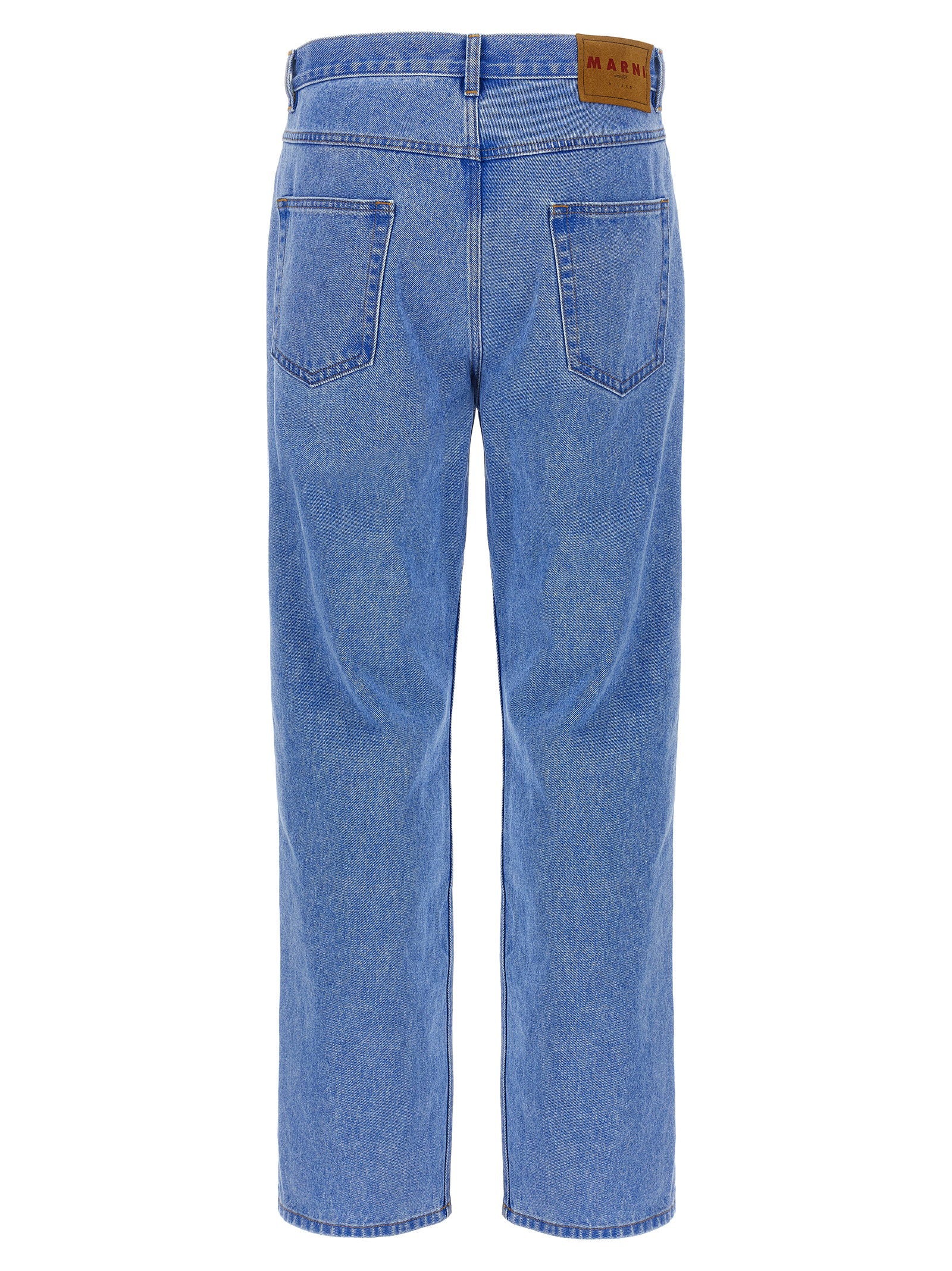 Marni Bleached Coated Jeans – 100% cotton - view 2