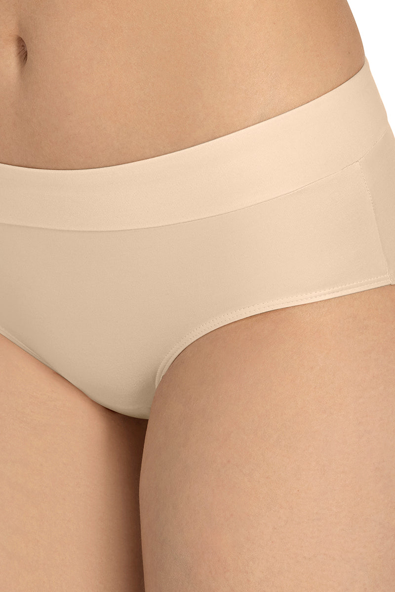 Amante Cloudsoft Hipster Panty - Almond - view 4