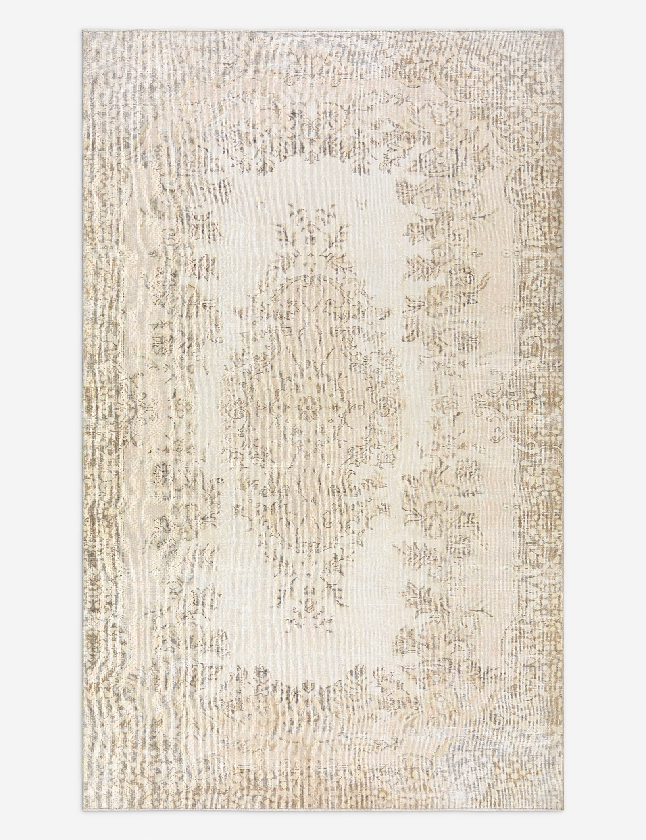 Lulu and Georgia Vintage Turkish Hand-Knotted Wool Rug No. 503, 6' x 9' 10"