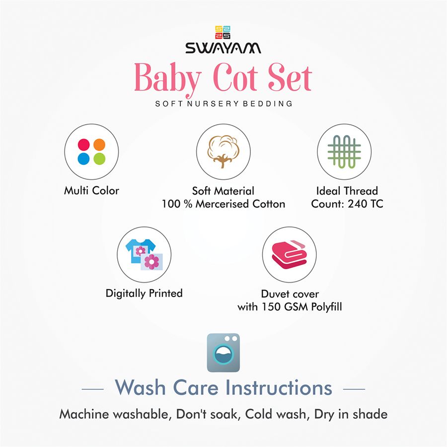 Swayam India Aero Plane Baby Cot Set-1003 - view 4