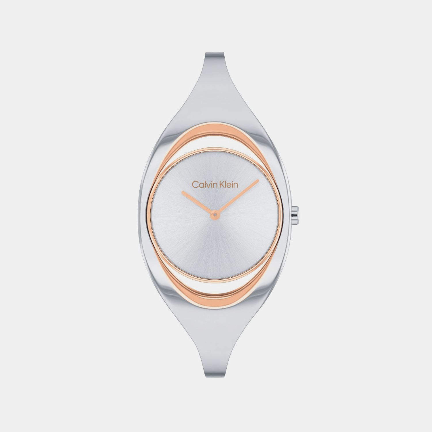 Calvin Klein Ck Elation Women Quartz Silver Dial Analog Stainless Steel Watch 25200393